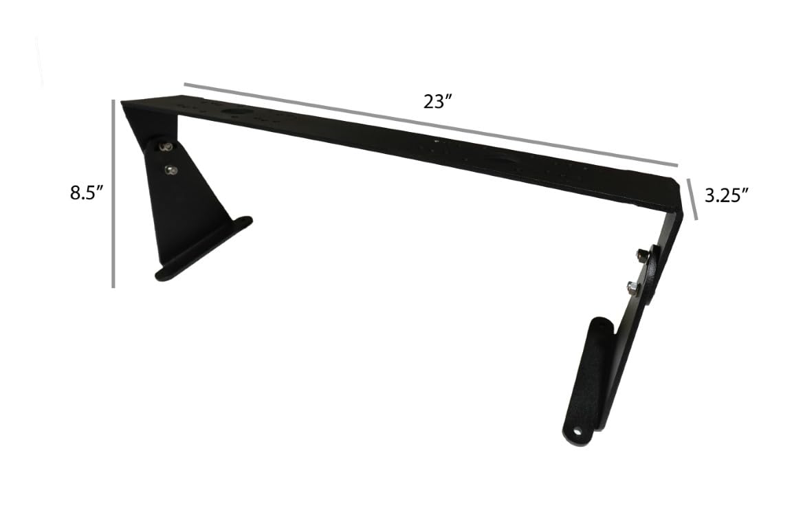 Universal Adjustable Fish Finder Mount for Boats - Compatible with Garmin, Lowrance, Humminbird (Fits Dual Screens up to 12