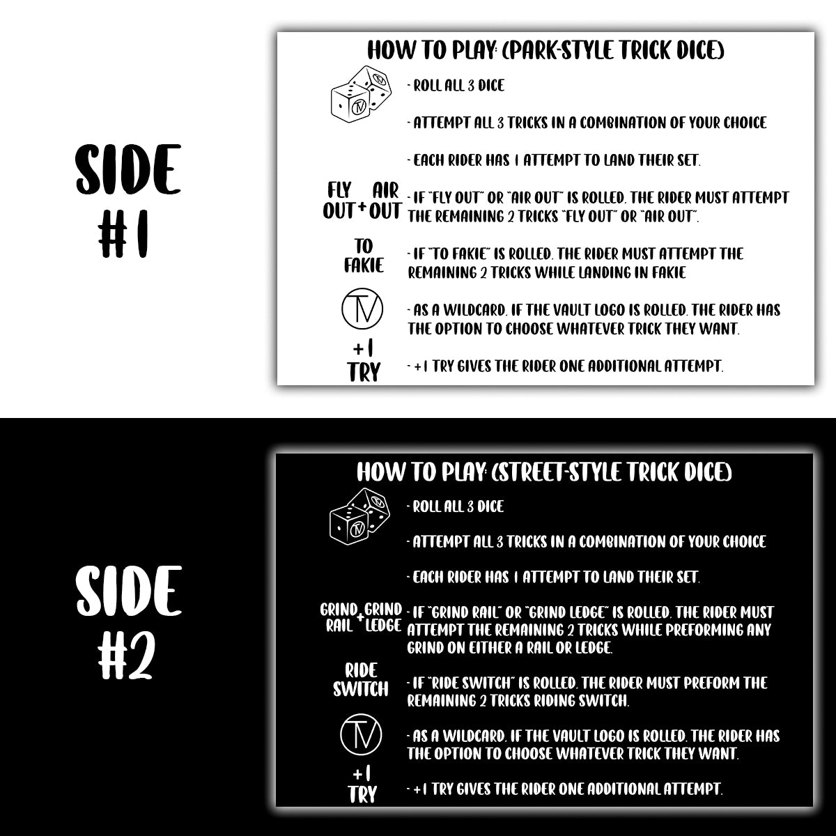 TV Trick Dice Set - Fun Magic Dice for Games & Parties - Perfect for Family Game Nights & Bar Tricks