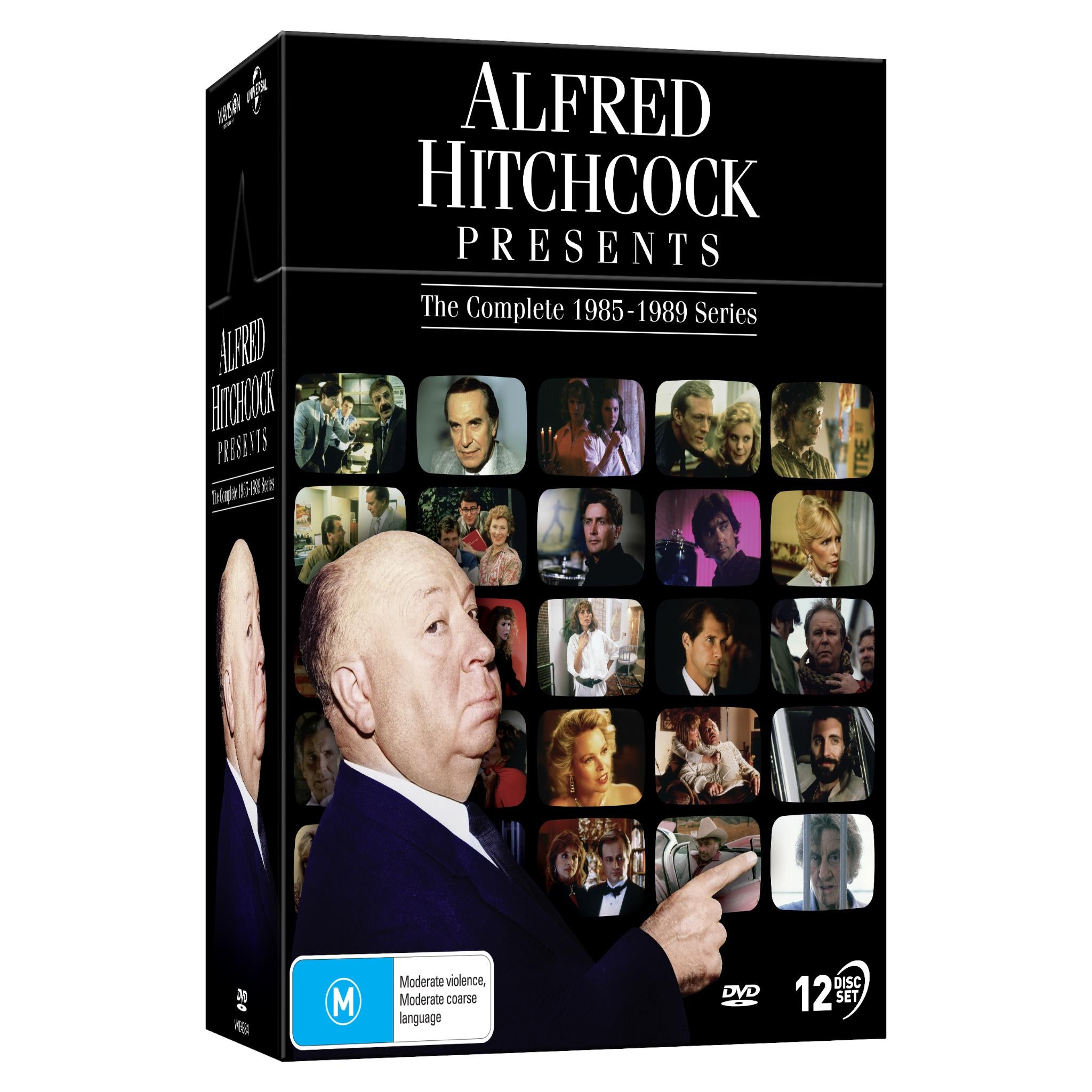 Alfred Hitchcock Presents: The Complete 1985-1989 Series Limited Edition DVD Box Set | Classic Mystery Thriller TV Show Collection | Perfect for Hitchcock Fans & Home Entertainment