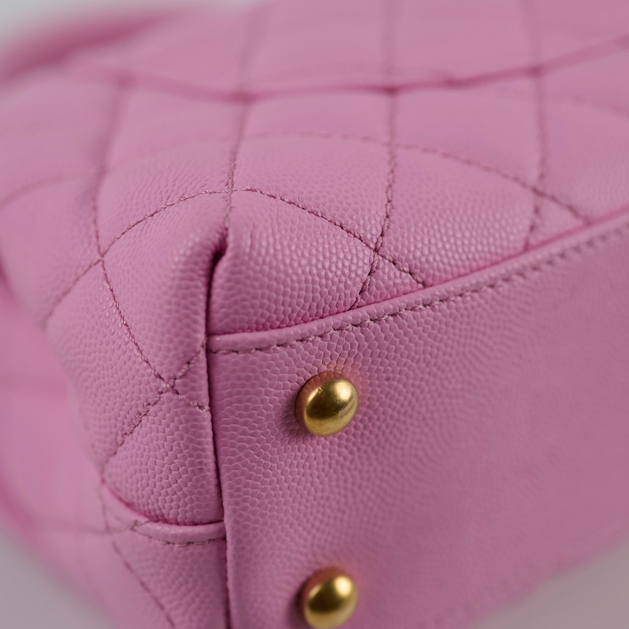 Authentic Chanel Small Coco Handle Bag in Pink Caviar Leather with Microchip - Perfect for Date Nights, Parties & Luxury Fashion Accessories