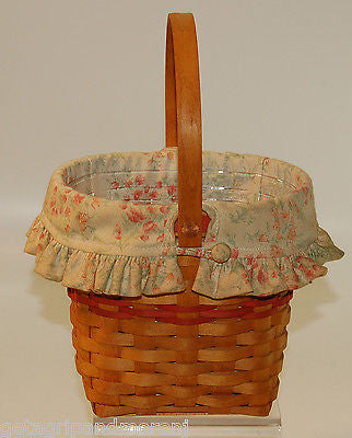 Vintage Longaberger 2001 Mother's Day Blossoms Basket with Insert - Perfect Condition - Ideal for Home Decor, Floral Arrangements & Gift Giving