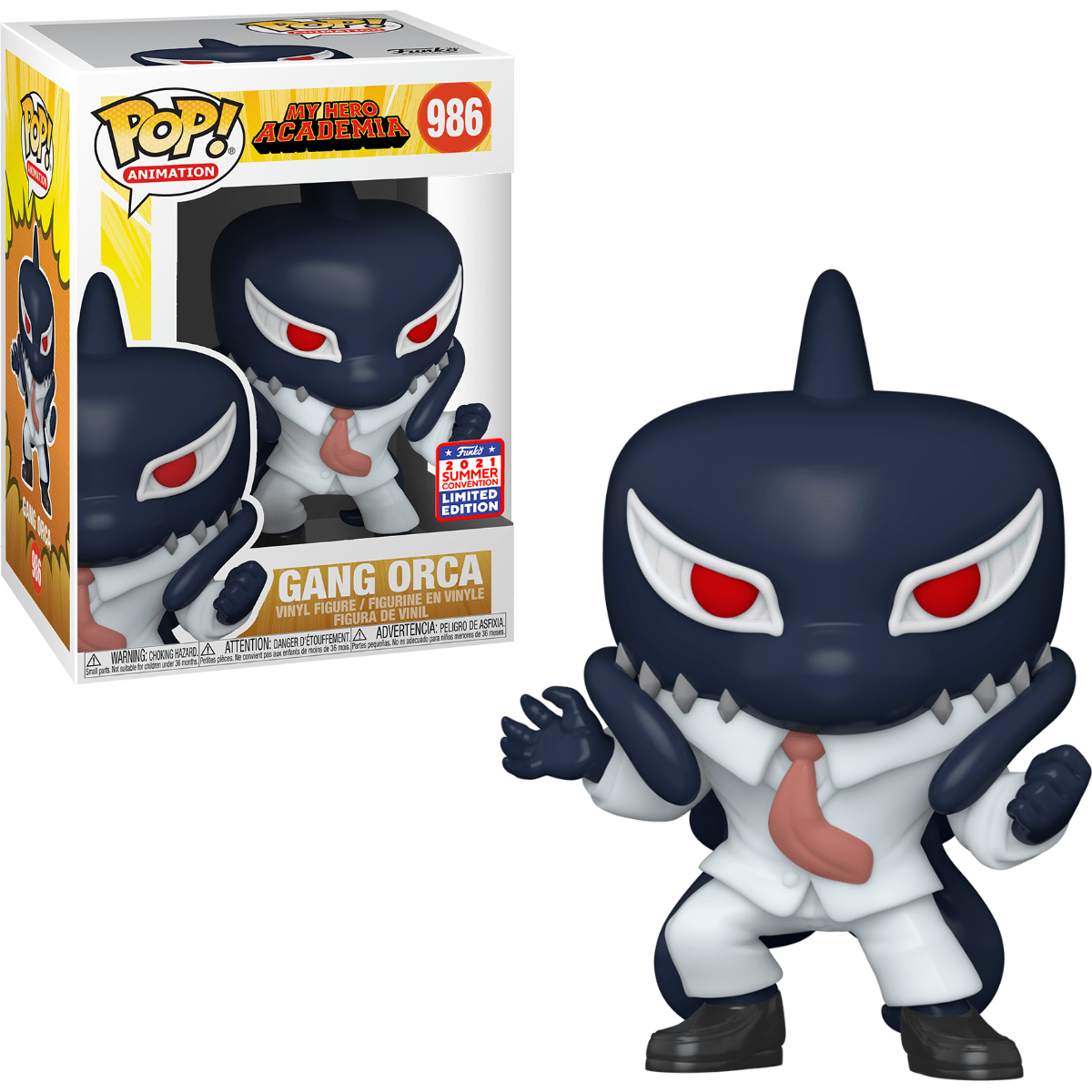My Hero Academia Gang Orca Action Figure - 2021 Summer Convention Exclusive Collectible for Anime Fans & Gift Giving