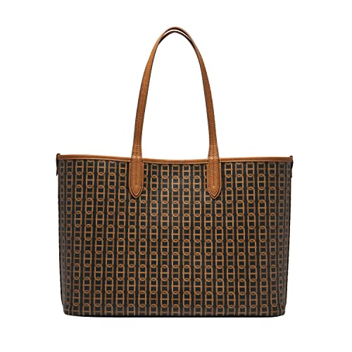 Brown Chain Print