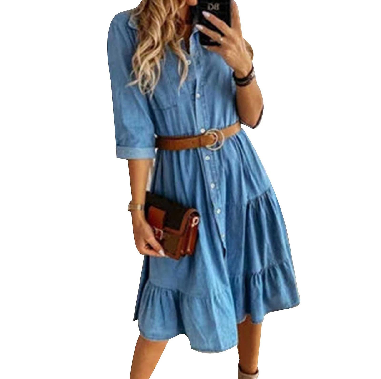Women's Patchwork Print V-Neck Tie Long Sleeve Party Dress for Night Out - Sizes S-XL | Perfect for Cocktail Parties, Date Nights & Evening Events