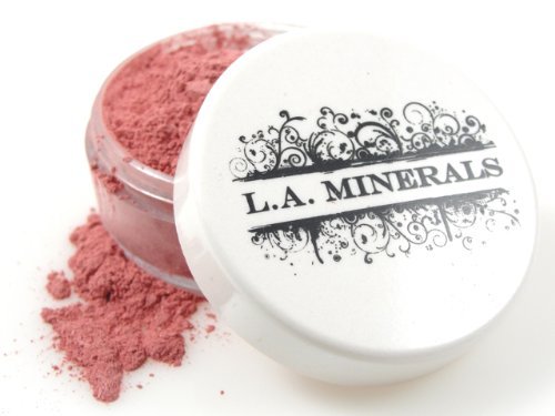 L.A. Minerals Bare Beauty Intense Pink Mineral Blush - Natural Vegan Makeup for Cheeks, Cruelty-Free & Long Lasting | Perfect for Everyday Wear & Special Occasions