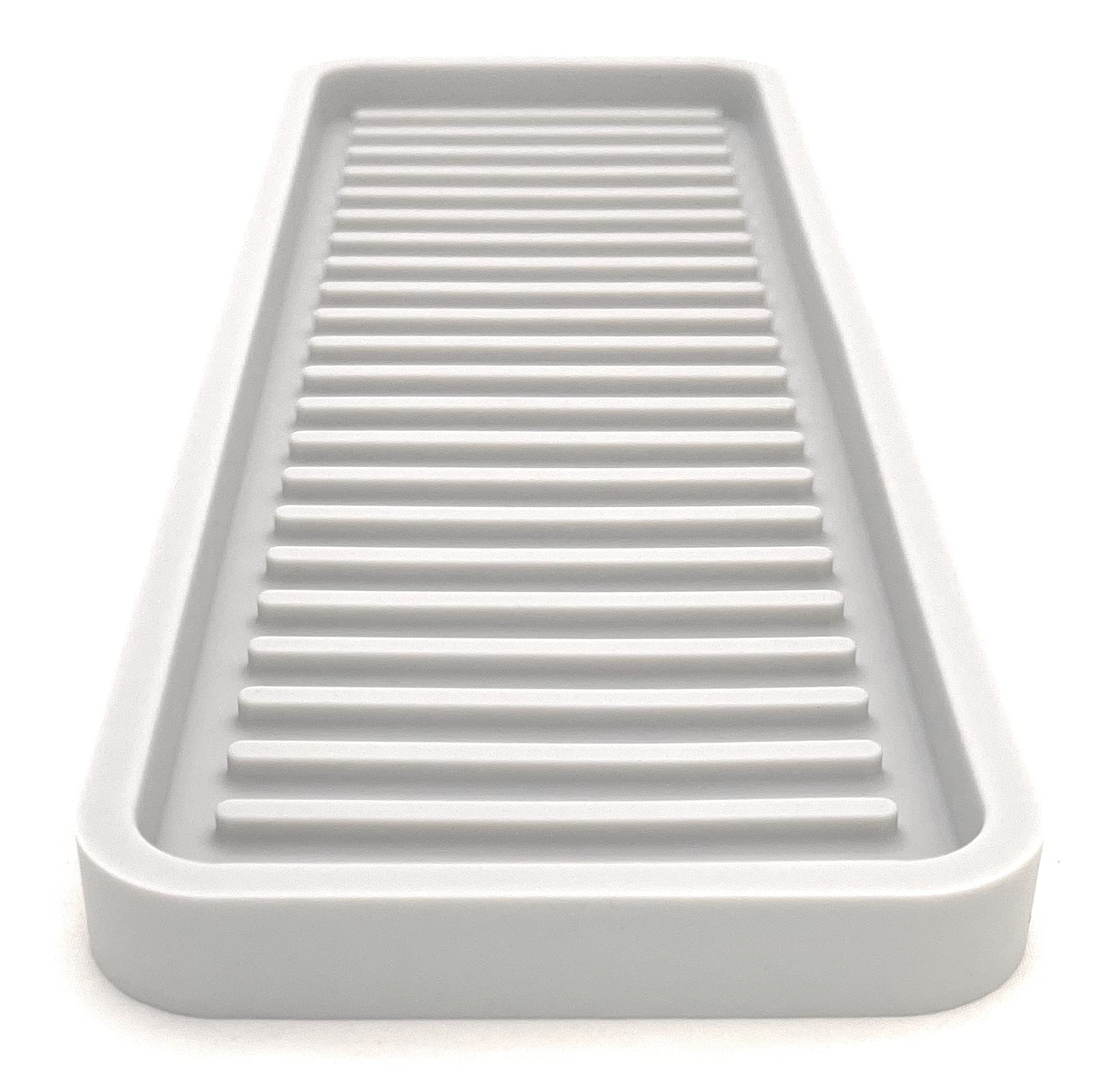 Premium Silicone Kitchen Sink Organizer Tray & Sponge Holder - 12