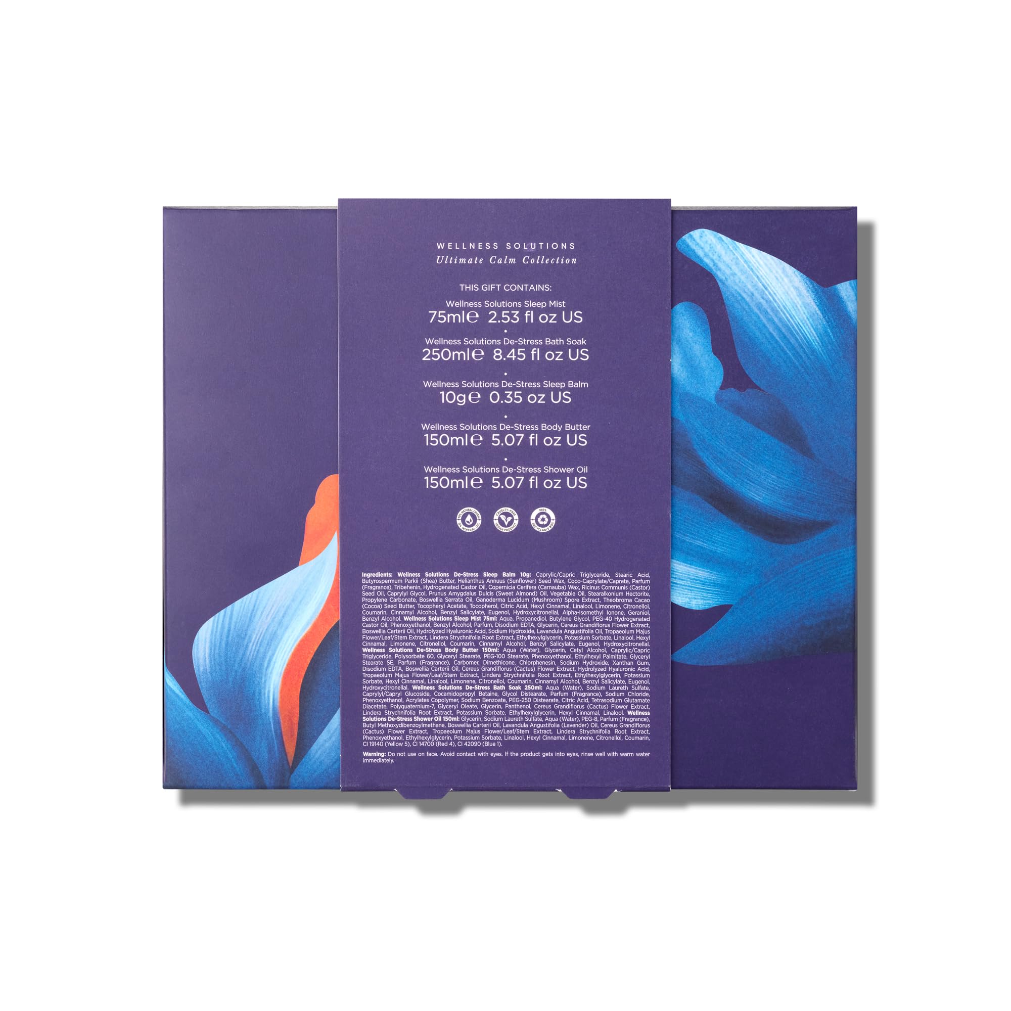 Sanctuary Spa Ultimate Calm Collection Gift Set - Vegan & Cruelty-Free Relaxation Gift for Women, Birthday Present, Self Care Package for Stress Relief & Pampering - Perfect for Spa Nights, Mother's Day & Holiday Gifting