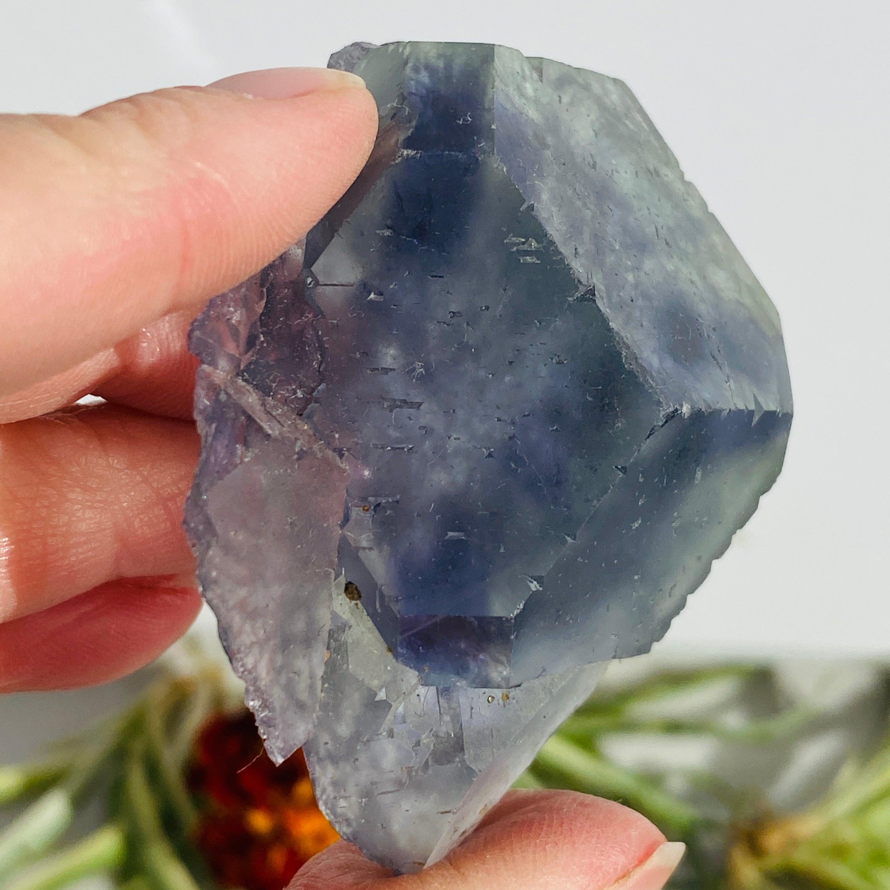 Natural Rainbow Fluorite Crystal Specimen - FLU 05 | Healing Stone for Meditation, Energy Work & Home Decor