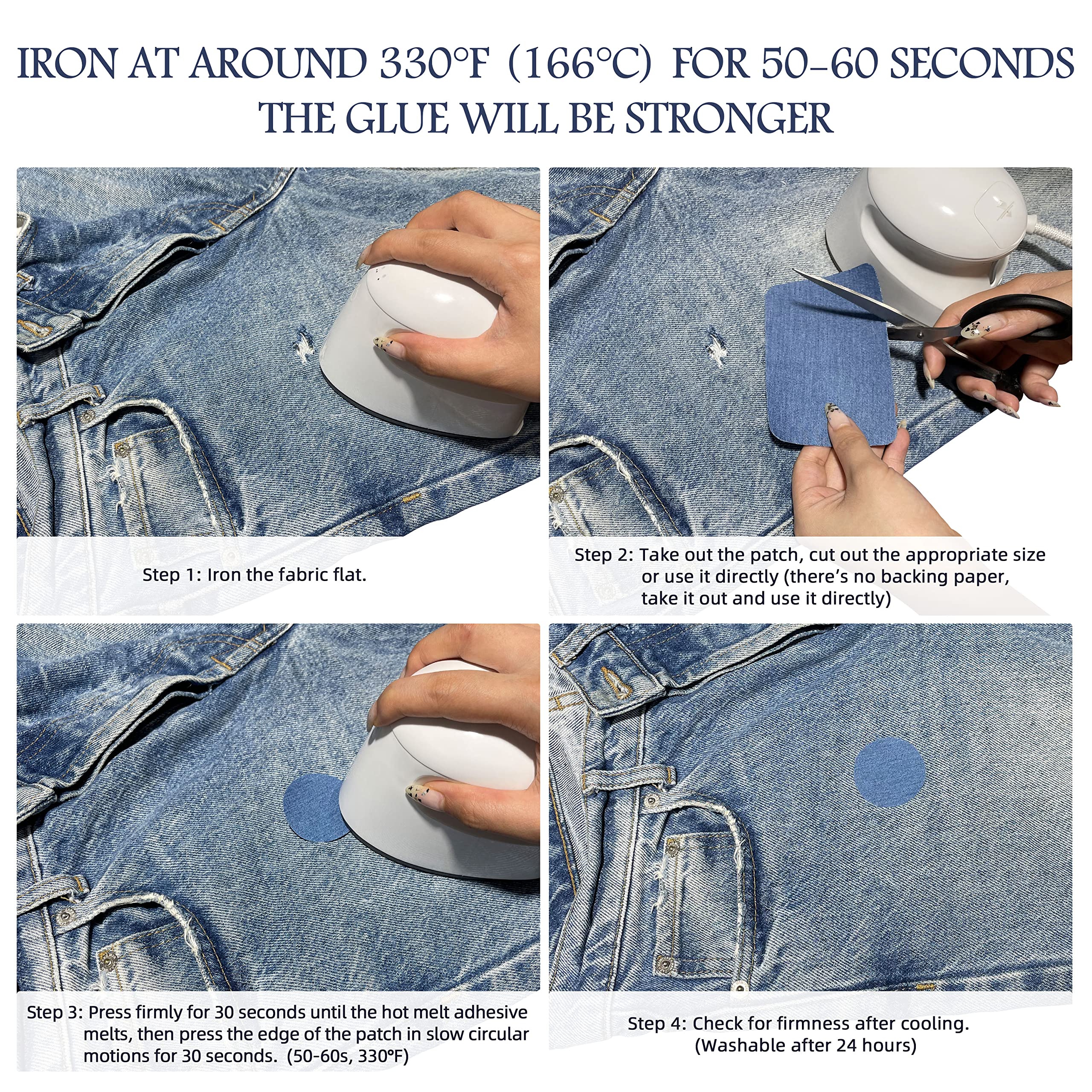 KING MOUNTAIN Iron-on Repair Patch - 3