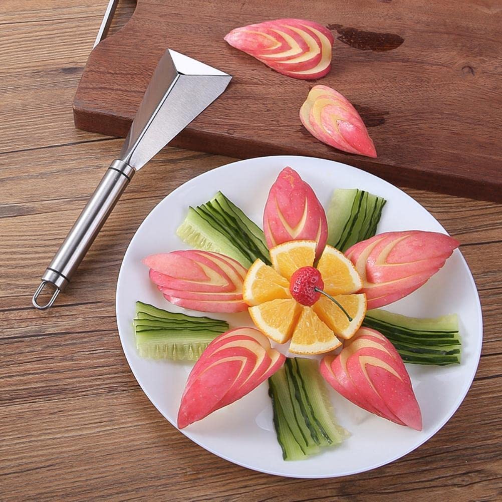 Premium Stainless Steel Fruit & Vegetable Carving Cutter Set - 9.4