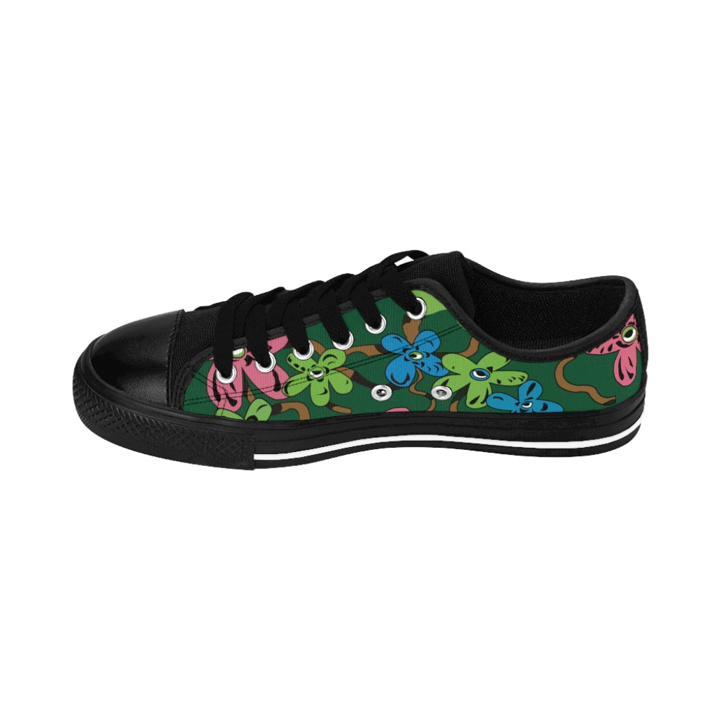 Women's Wildgarden Lace-Up Sneakers - Comfortable Casual Walking Shoes for Women, Fashionable Floral Lace Design - Perfect for Outdoor Activities, Workouts & Daily Wear