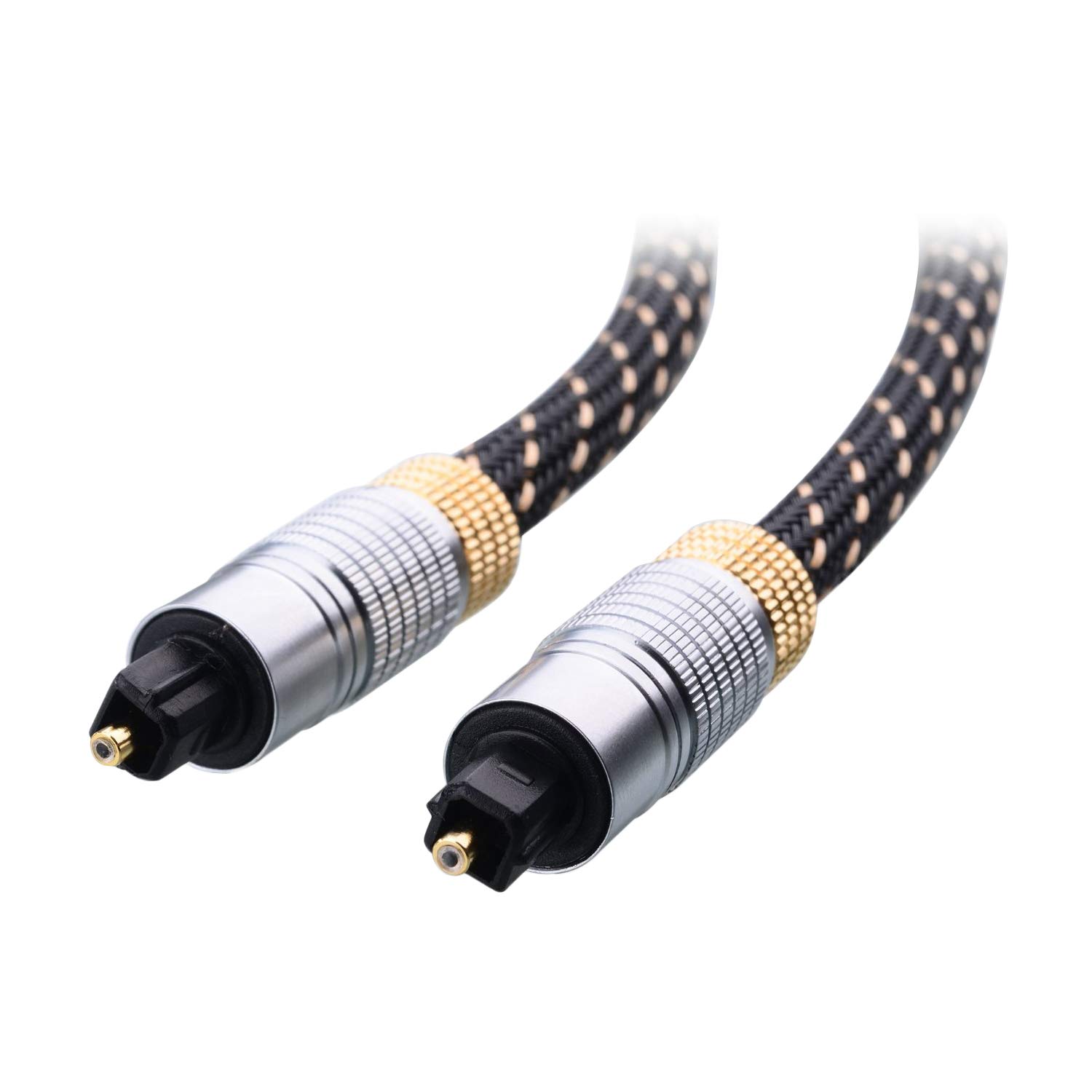 Premium Optical Audio Cable 3ft - Toslink Digital S/PDIF Cable for Soundbars & Hi-Fi Systems | Compatible with Samsung, Sony, Bose, Sonos | Perfect for Home Theater, Gaming & Music Streaming (3 Feet)