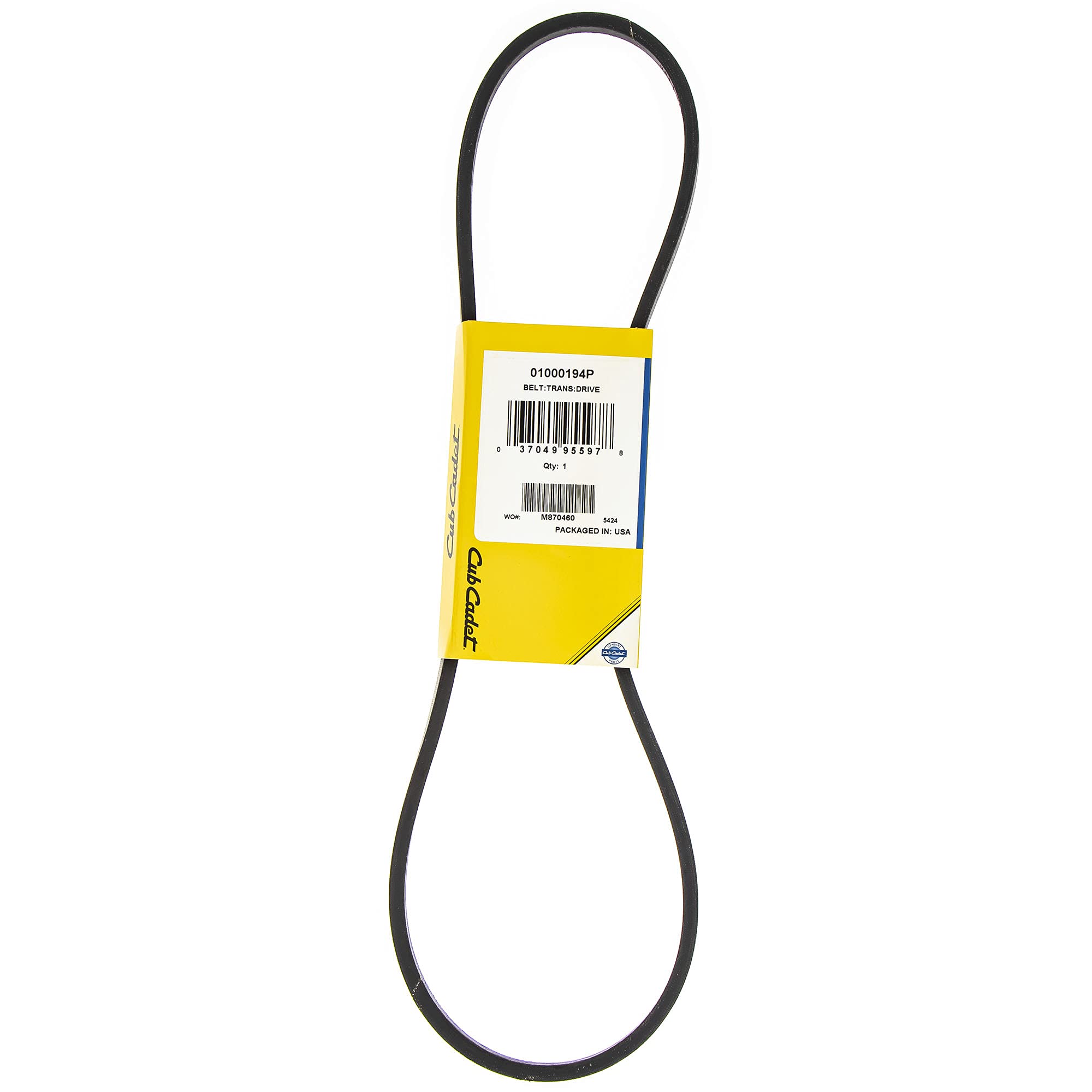 CUB CADET 01000194P CTP Transmission Drive Belt Replacement for G1236 G1336 G1436 GF1748 G1548 G1332 G1752 G1432 WideArea Mowers - Compatible with 01000194 - Perfect for Lawn Maintenance & Tractor Mower Repairs