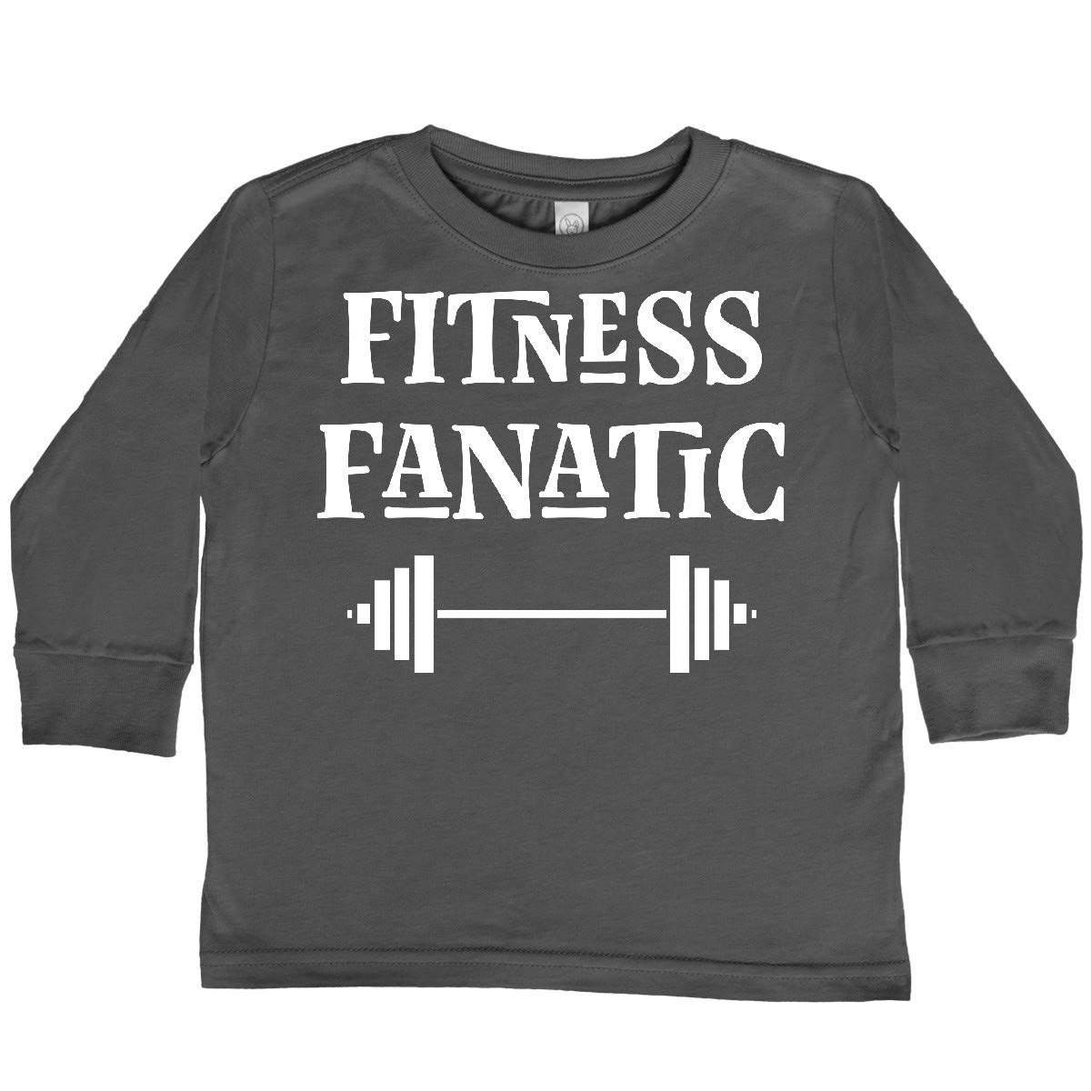 Inktastic Gym Gift Fitness Fanatic Toddler Long Sleeve T-Shirt - Perfect for Workouts, Playdates & Casual Wear