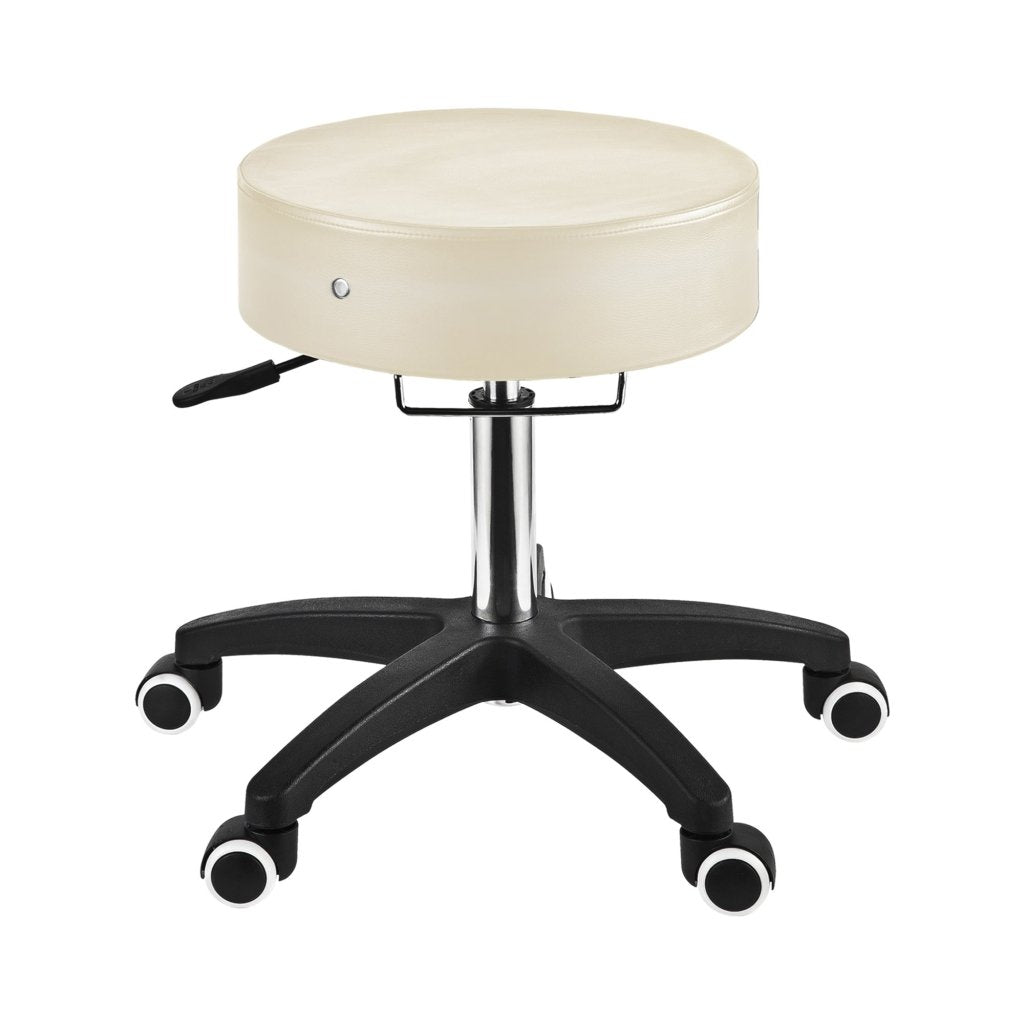 Professional Hydraulic Rolling Stool - Ergonomic Adjustable Swivel Chair for Massage, Barber, Dental, Tattoo & Beauty Salons | Comfortable Therapist Stool for Clinics, Spas, Home & Office Use | Ideal for Long Work Sessions & Precision Tasks