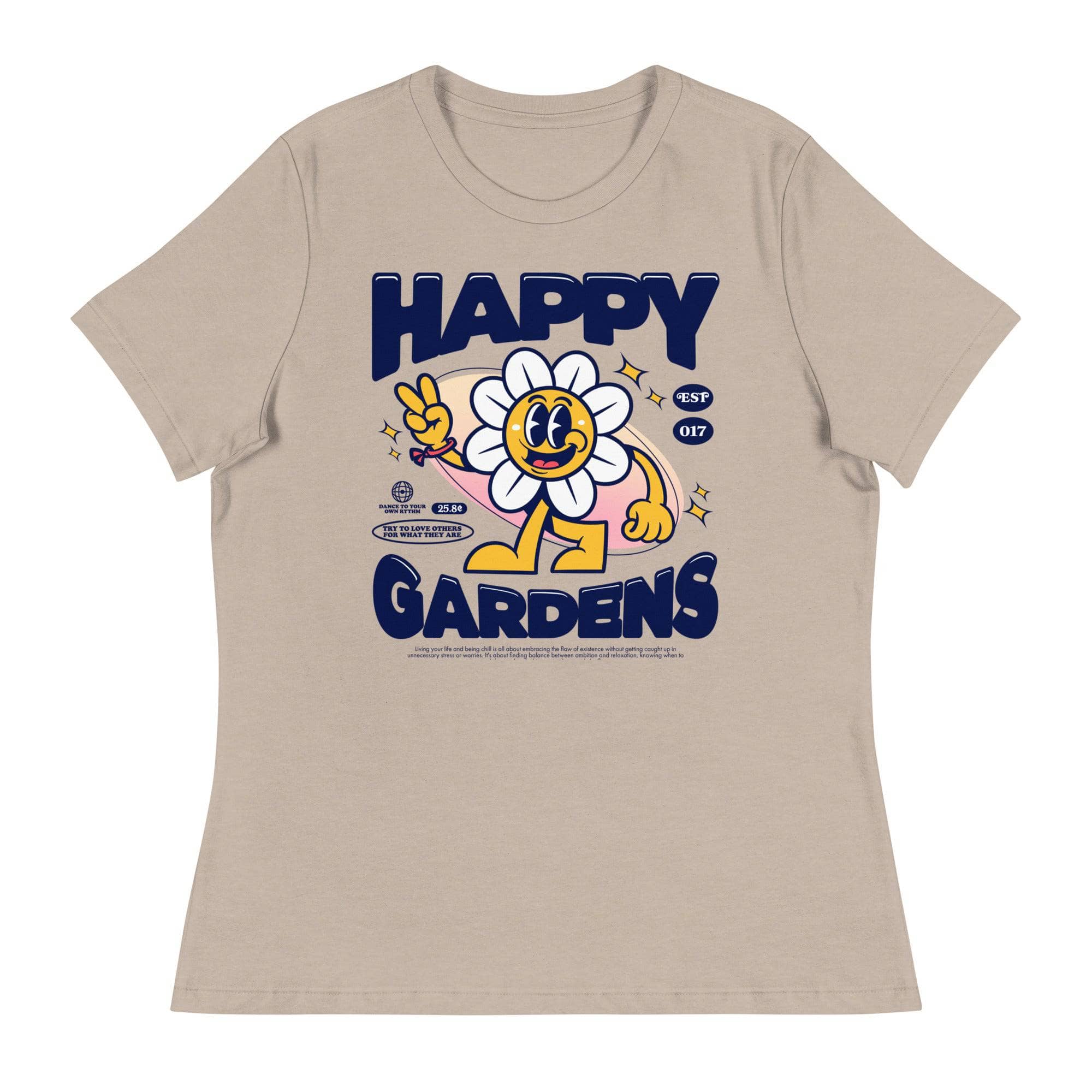 Happy Gardens Graphic T-Shirt - Comfortable Cotton Tee for Men & Women - Perfect for Casual Wear, Outdoors & Gardening