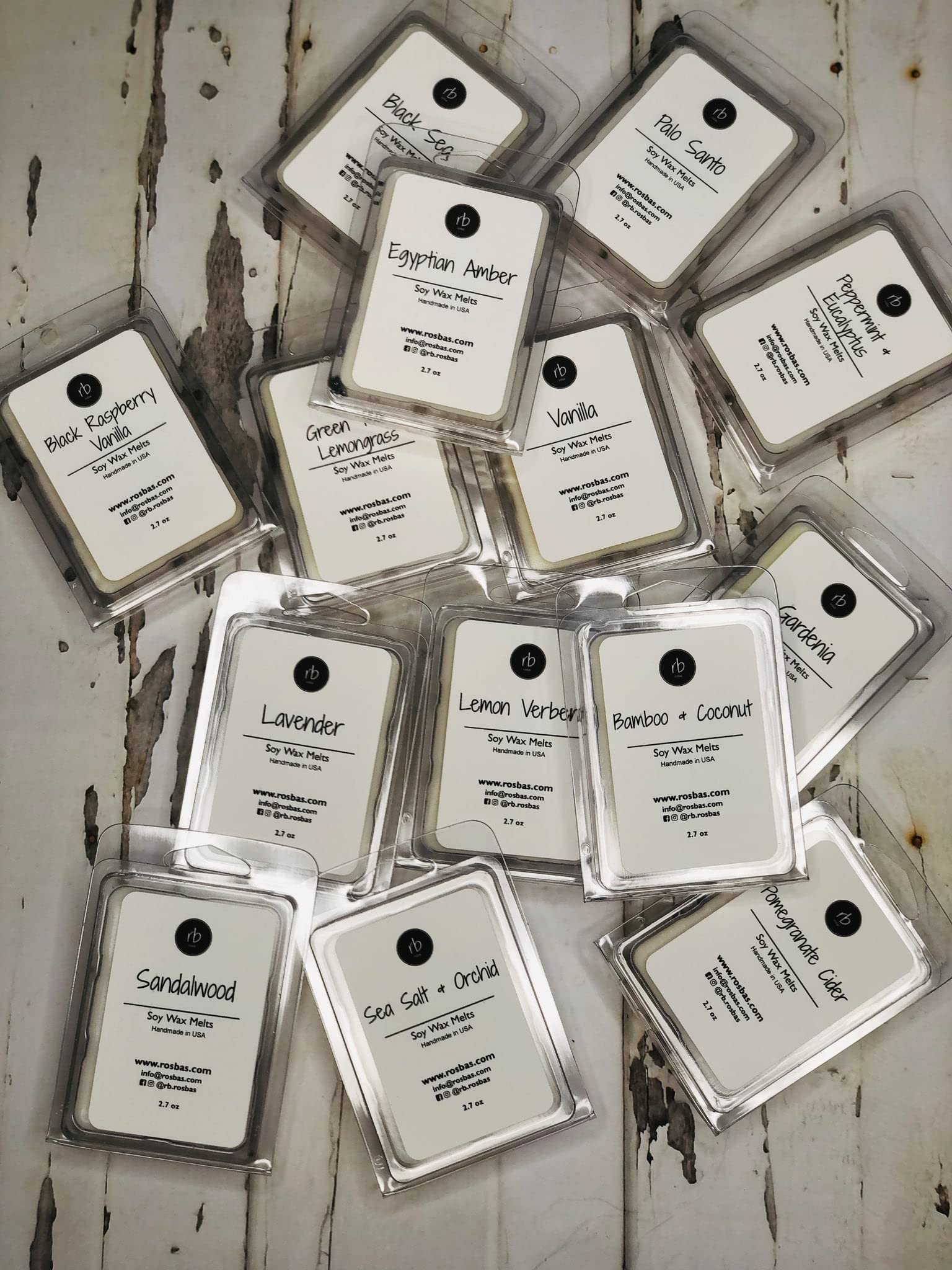 Premium Soy Wax Melts - Green Tea & Lemongrass Scent - 8 Pack (6 Cubes & 2.5 oz Each) | Long-Lasting Fragrance | Non-Toxic, Handmade in USA | Relaxing Air Freshener for Home & Office | Perfect for Wax Warmers & Aromatherapy Sessions
