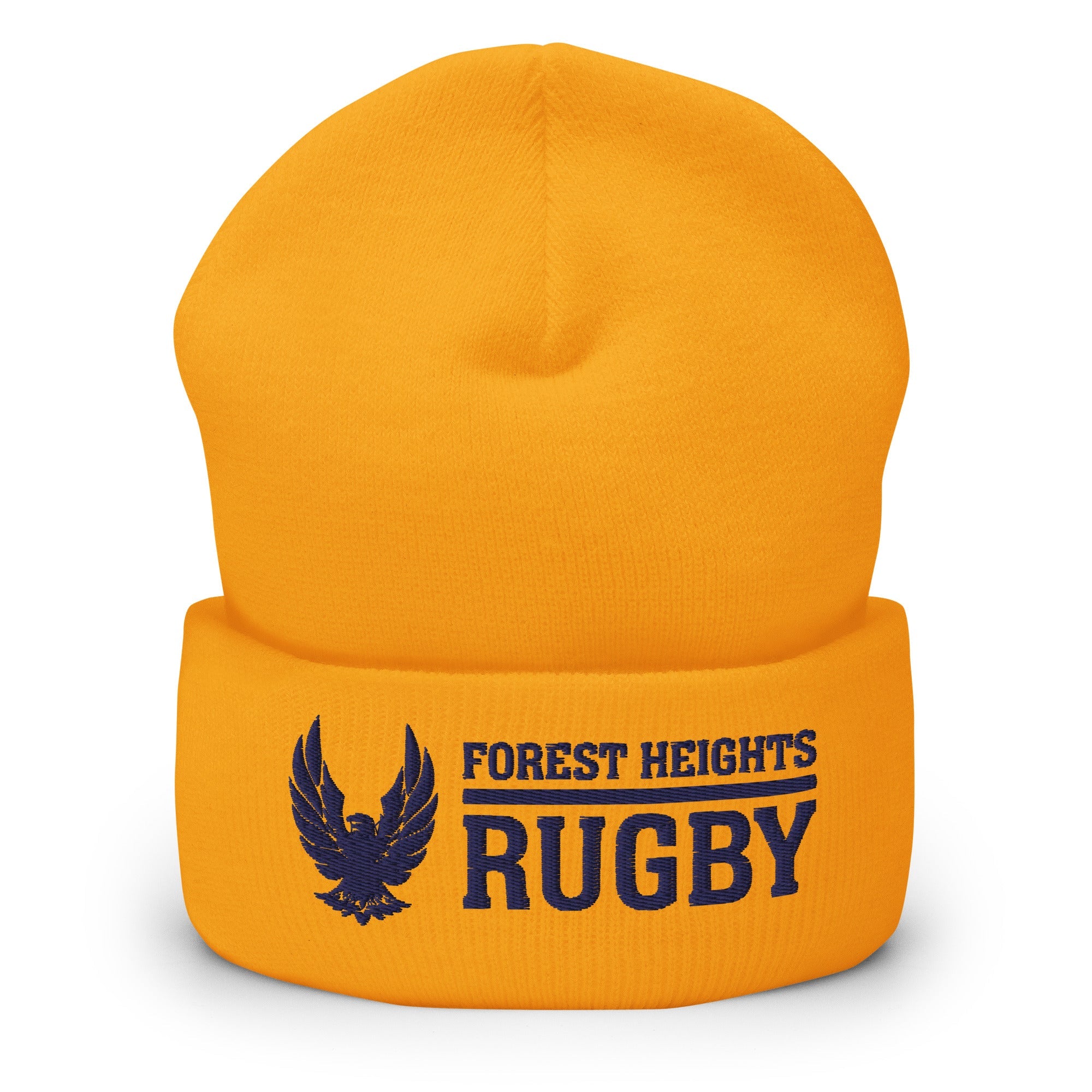 GHFH Rugby Cuffed Beanie Hat for Men & Women - Warm Winter Skull Cap with Foldable Brim - Perfect for Football, Rugby Games & Outdoor Activities
