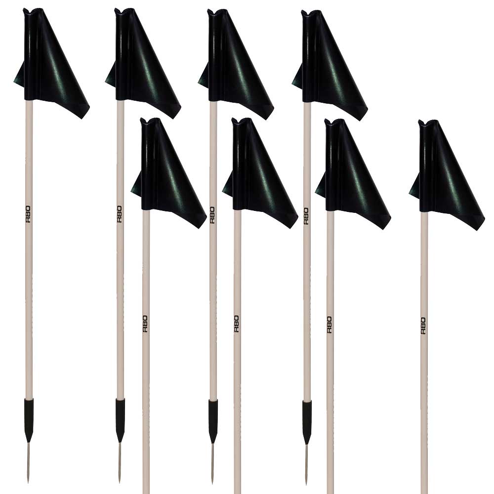 Premium Sideline Pole and Top Tarp Flag Sets for Sports Events - Durable Outdoor Football, Soccer & Tailgating Accessories