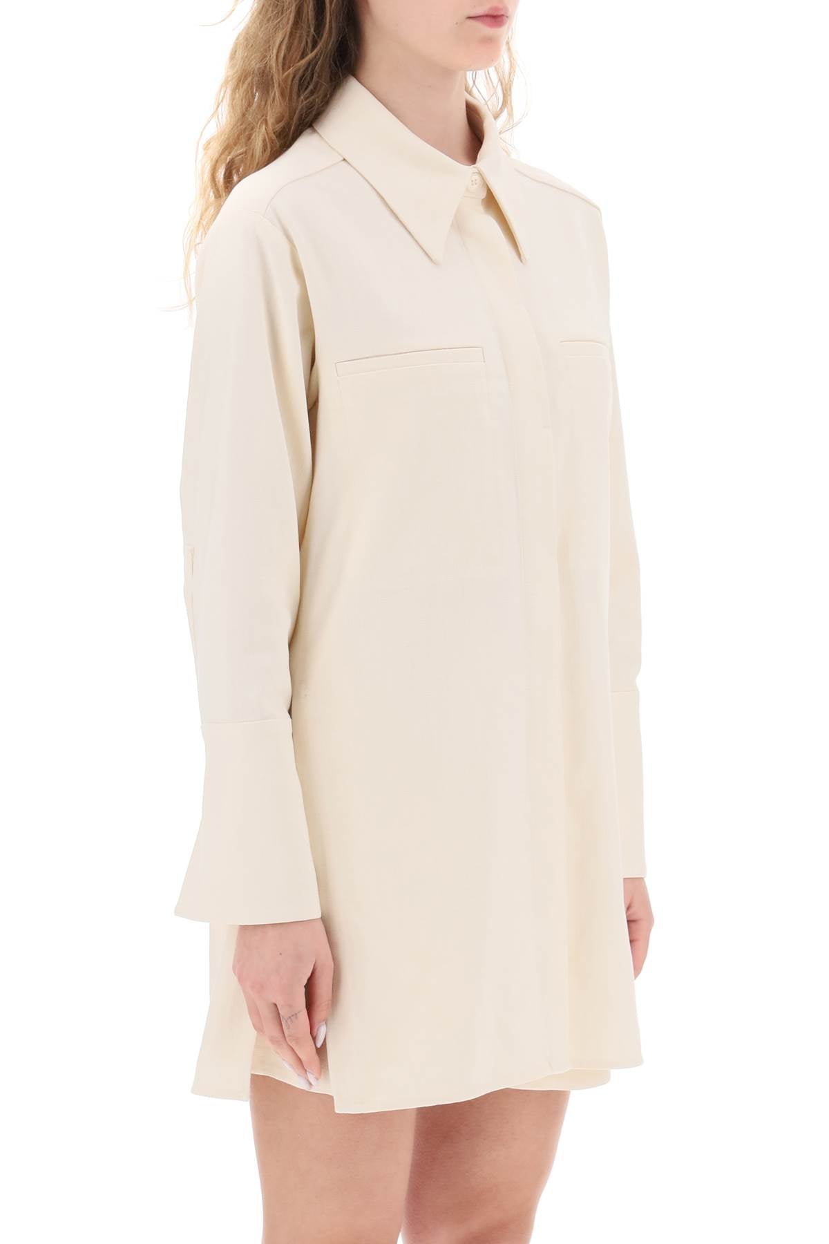 By Malene Birger 'Mallega' Long Overshirt - Stylish Women's Loose Fit Button Down Shirt for Casual & Office Wear