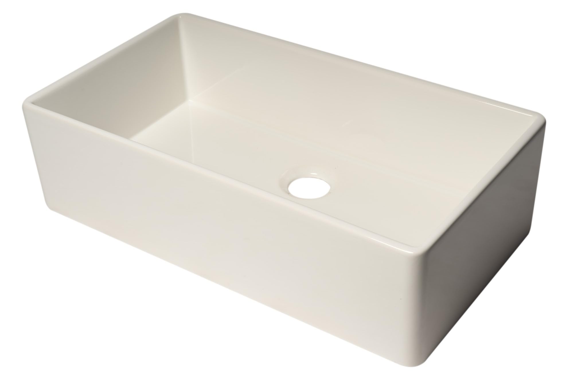 ALFI AB536-W White Kitchen Sink - Durable Stainless Steel Undermount Sink for Modern Kitchens | Perfect for Washing Dishes, Food Prep & Cleaning Vegetables