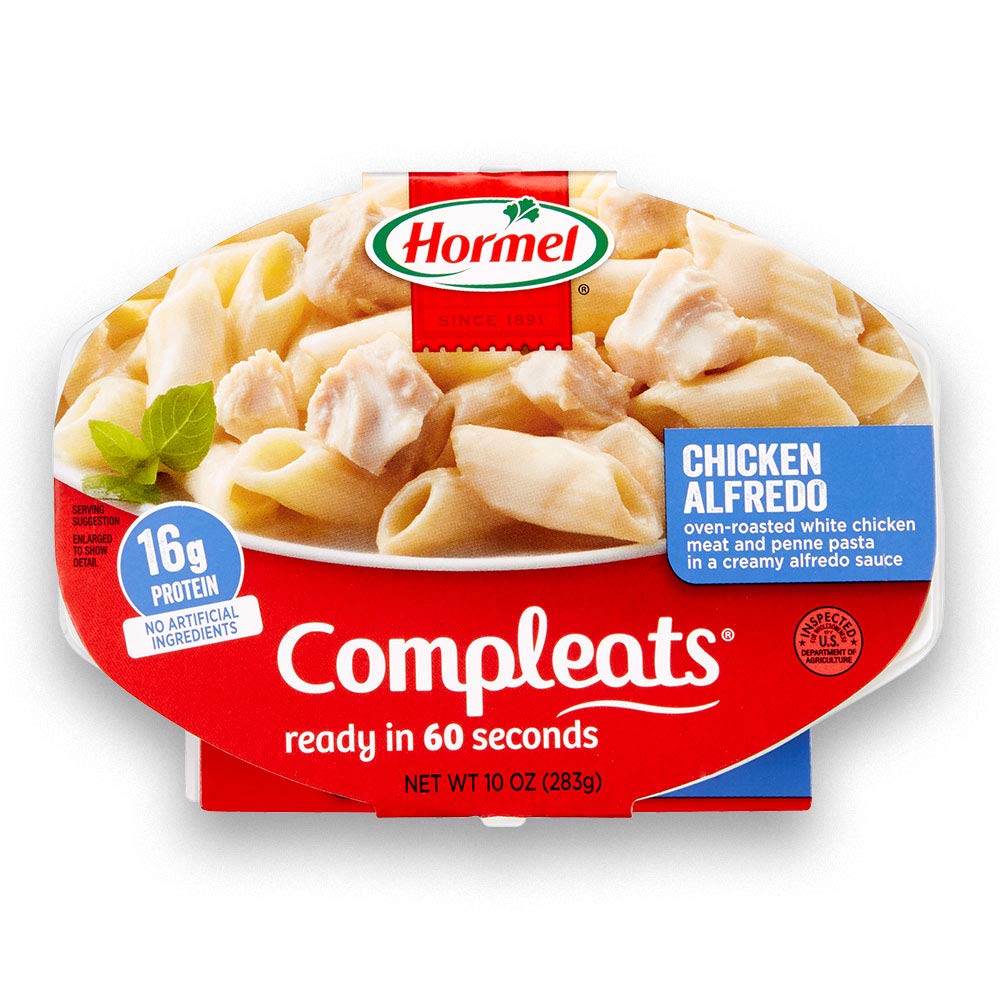 Hormel Compleats Protein Variety Pack - Microwave Meals - No Refrigeration Needed - 10 Ounce (Pack of 6) - Quick & Easy Lunch for Office, Camping & Emergency Preparedness
