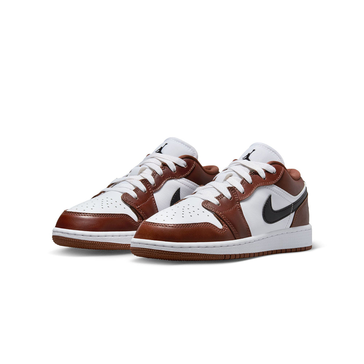 Kids Air Jordan 1 Low SE 'Dark Pony' Sneakers - Lightweight Basketball Shoes for Boys & Girls - Durable Comfort for School, Play & Sports Activities