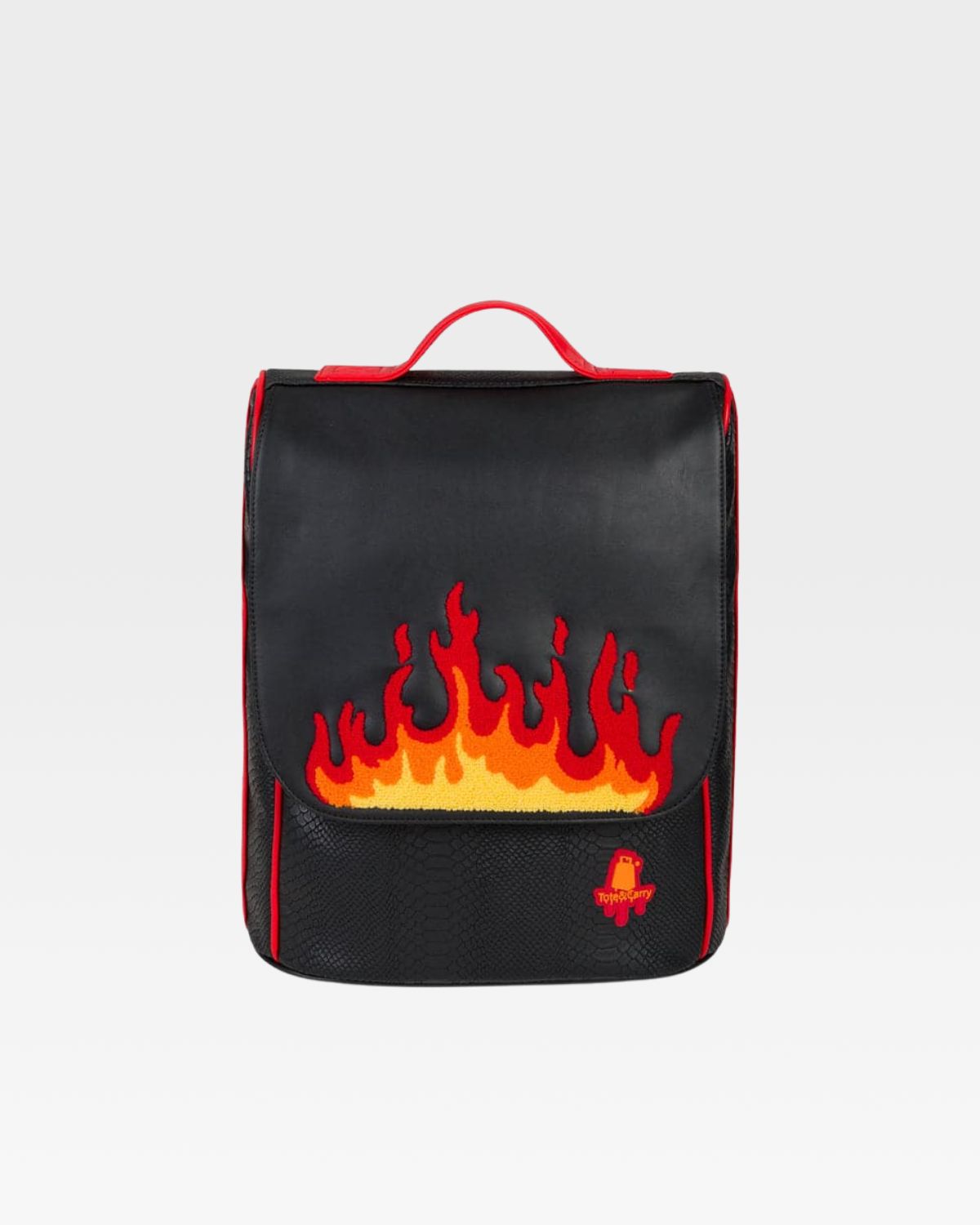 Exclusive Red Fire Backpack - Durable & Stylish Laptop Backpack for Men & Women - Perfect for Travel, Hiking, School & Work