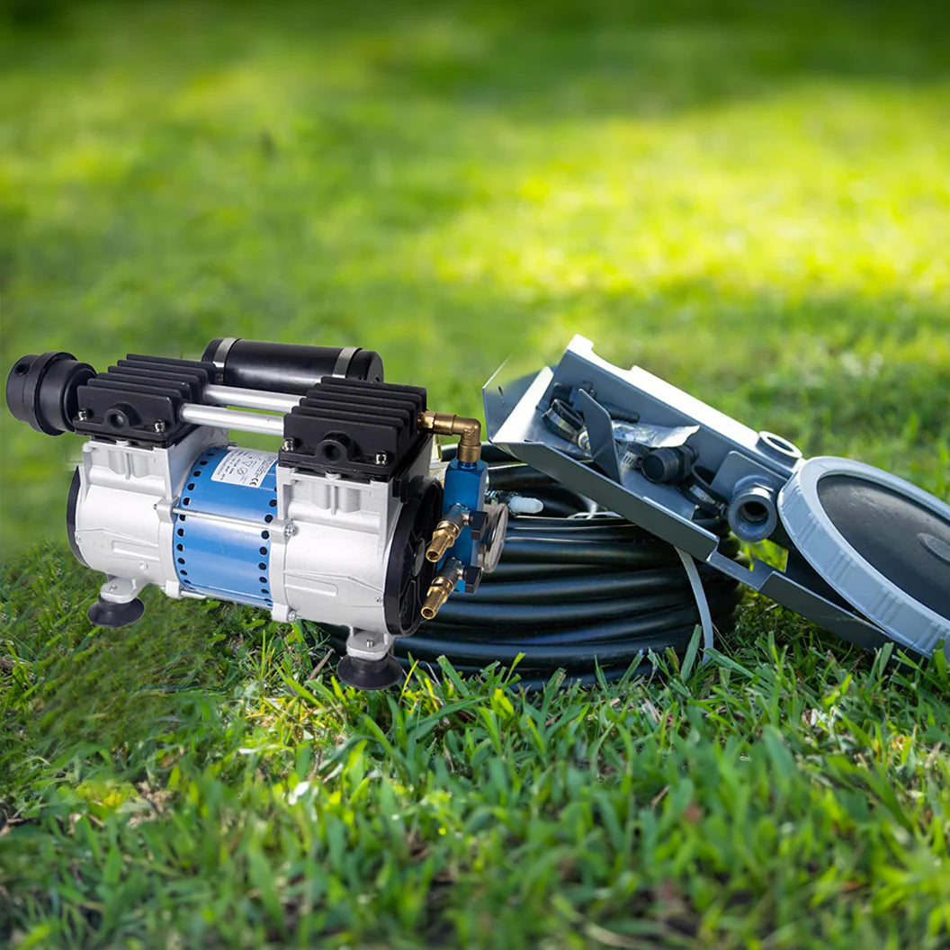 ASA 3/4 HP Aeration Kit for Ponds & Lakes - High-Efficiency Aerator Pump with Diffuser - Improve Water Quality & Oxygen Levels for Healthy Fish & Aquatic Life