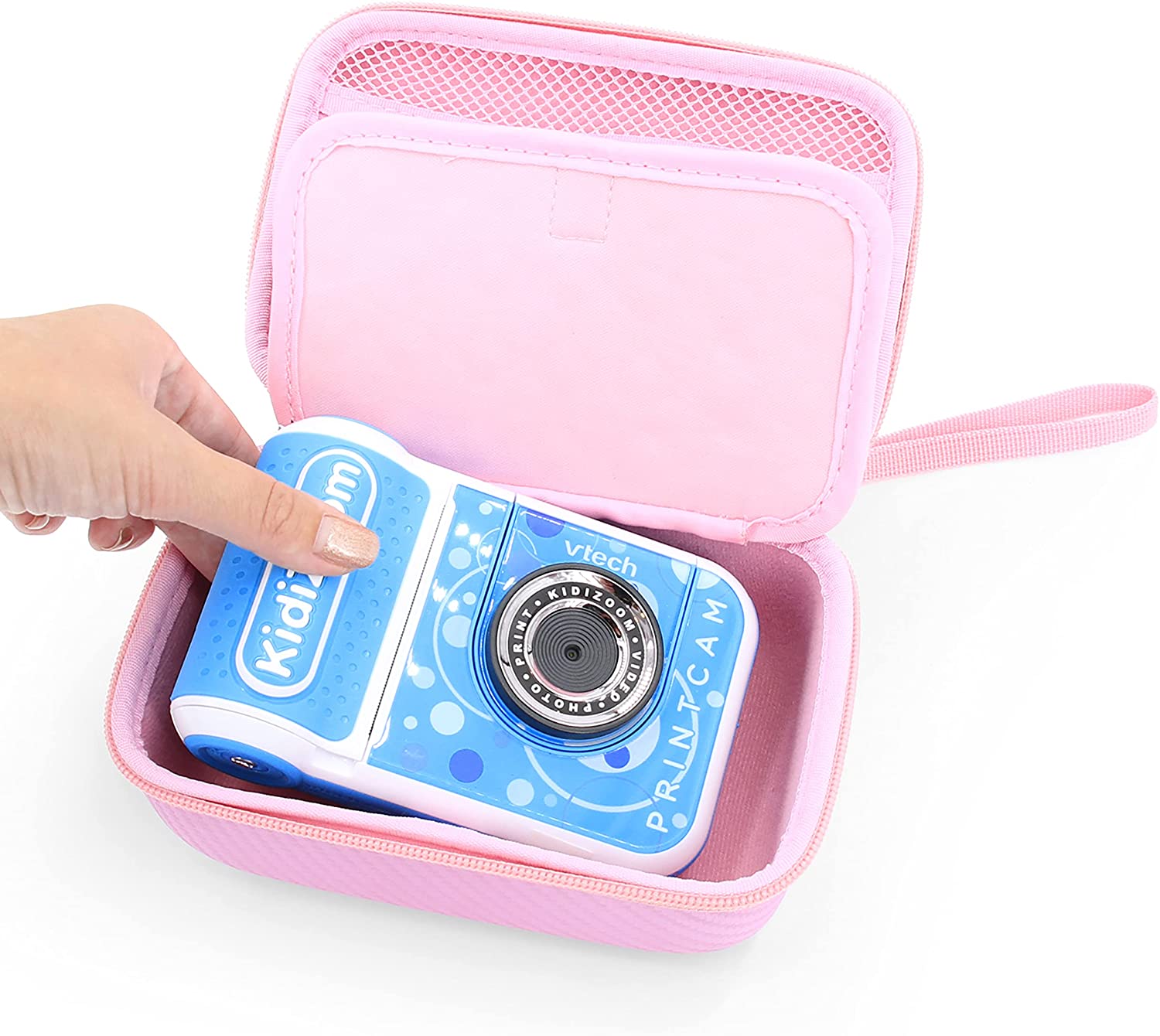 CASEMATIX Print Camera Case for Kidizoom Print Cam - Compatible with Paper Refill Accessories - Portable Carry Case for Instant Camera - Perfect for Kids' Travel, Birthday Gifts & Photo Printing Fun