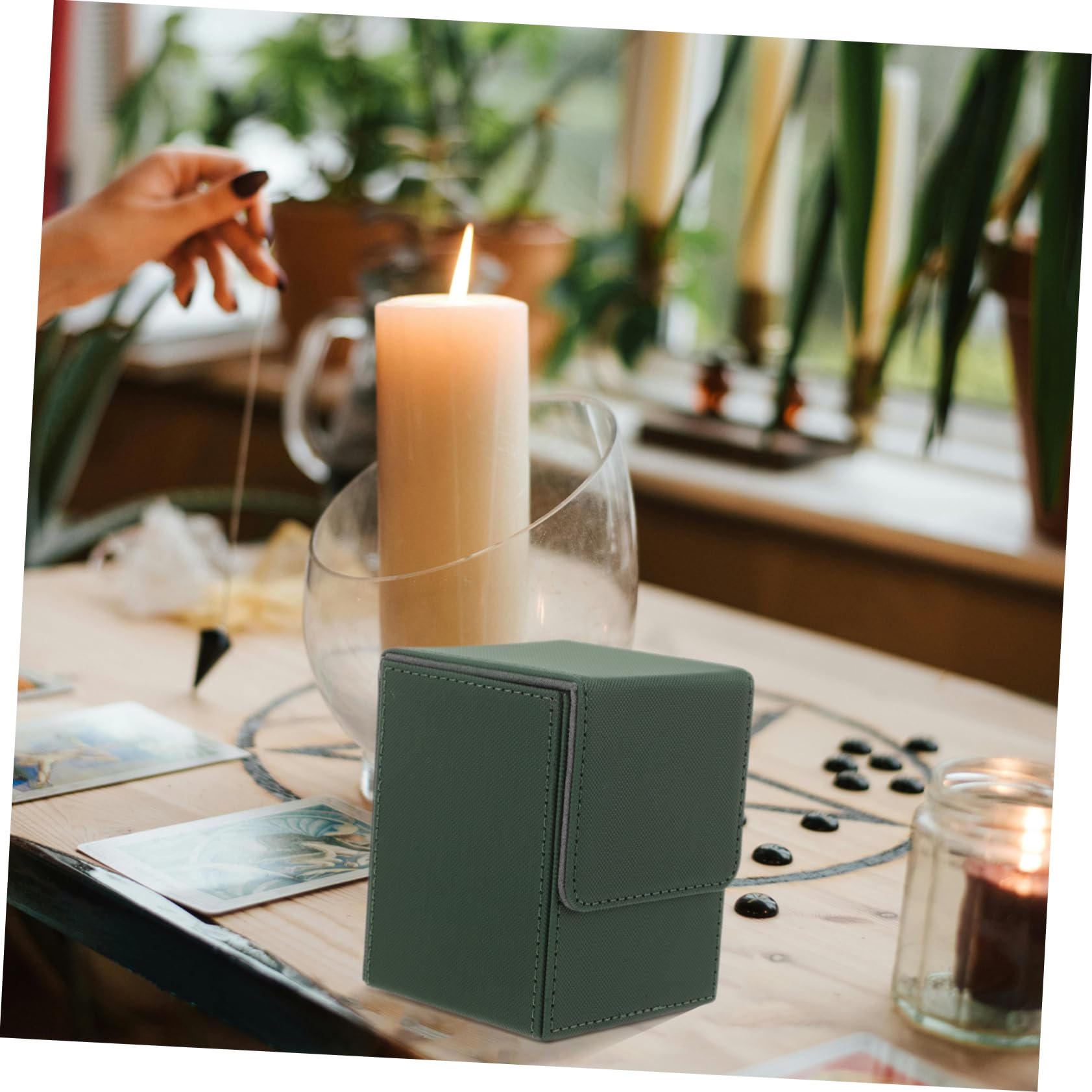 Happyyami 5-Piece Lightweight Playing Card Storage Box Set - Premium Card Organizer for Collectible Trading Cards, Poker, MTG & Board Games - Perfect for Home, Travel & Game Nights