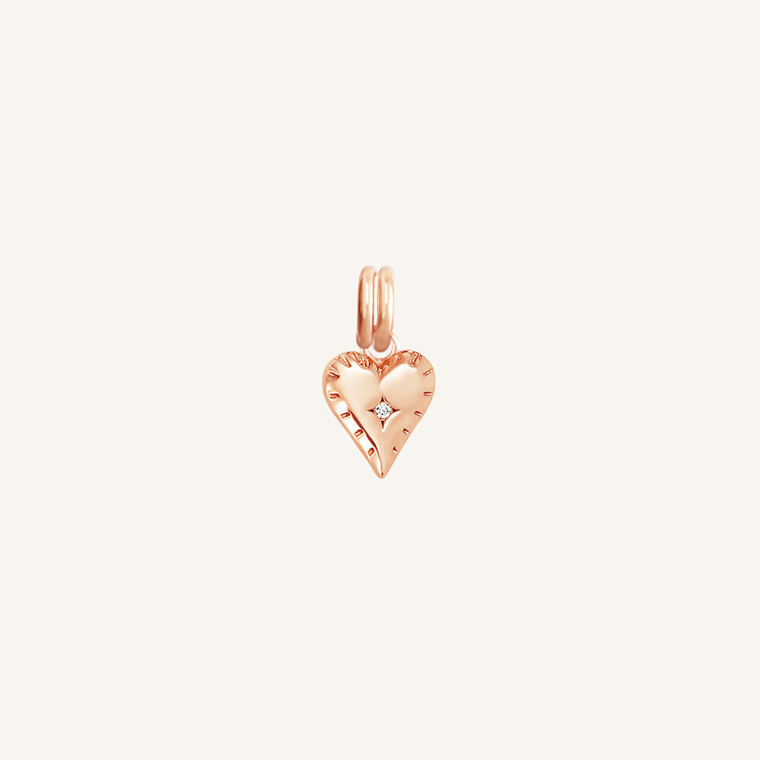 Eternal Heart Charm Necklace - Sterling Silver Love Pendant for Women - Perfect for Valentine's Day, Anniversary & Romantic Gifts