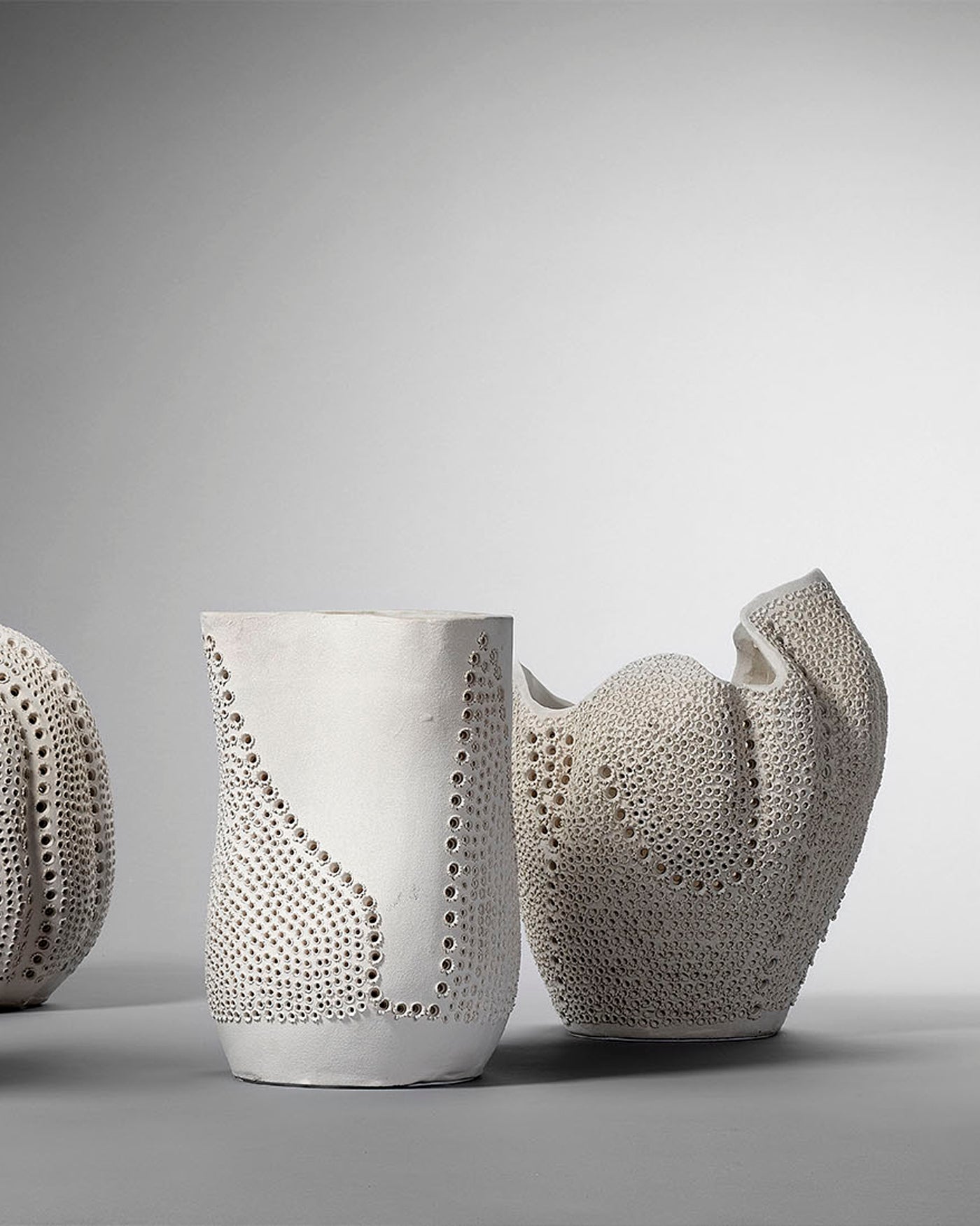 Moonrise Vase - Elegant White Ceramic Flower Vase for Home Decor, Wedding Centerpieces & Gift Giving