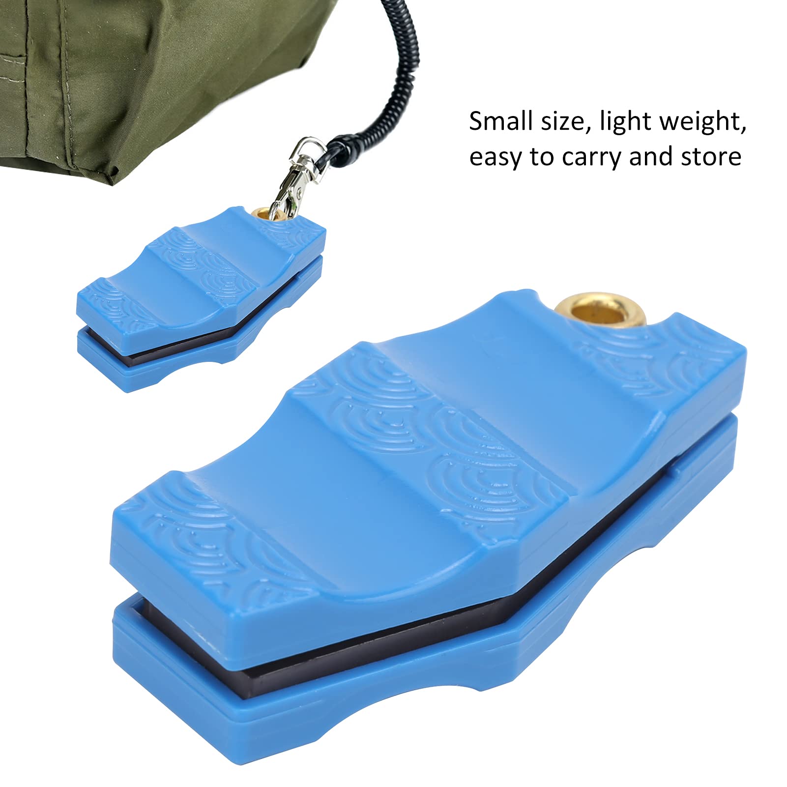 VGEBY 2-in-1 Fly Fishing Line Straightener and Cleaner - Durable Hard Plastic Leader Straightener Tool with Line Cleaning Function (Blue) - Perfect for Trout, Bass, and Salmon Fishing Accessories