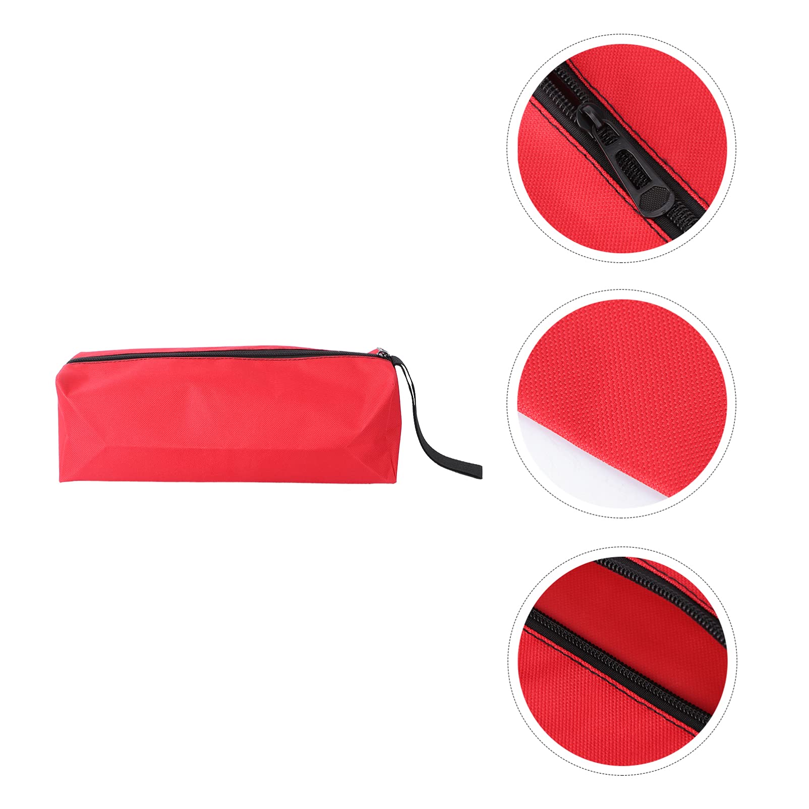 Hemobllo 1pc Multifunctional Oxford Cloth Tool Bag for Men - Travel, Garden & Woodworking Carry On Organizer with Metal Accessories (Red) - Perfect for DIY Projects, Camping & Outdoor Adventures