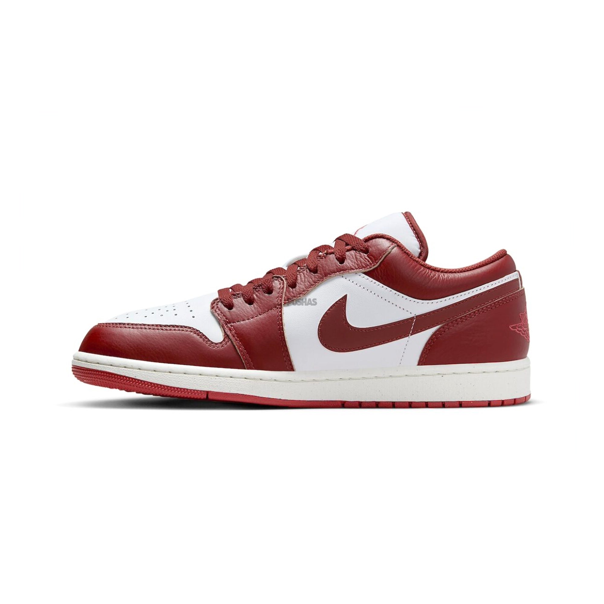 Air Jordan 1 Low 'Dune Red' Sneakers - Men's Basketball Shoes 2024 Edition - Lightweight & Comfortable for Casual Wear, Street Style & Gym Workouts
