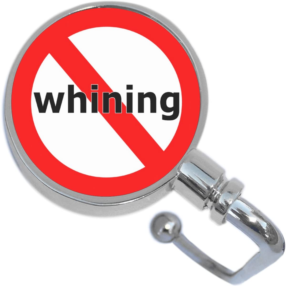 NewCharms No Whining Classic Purse Hanger - Durable Handbag Hook for Restaurants, Bars & Shopping - Keep Your Bag Clean & Secure