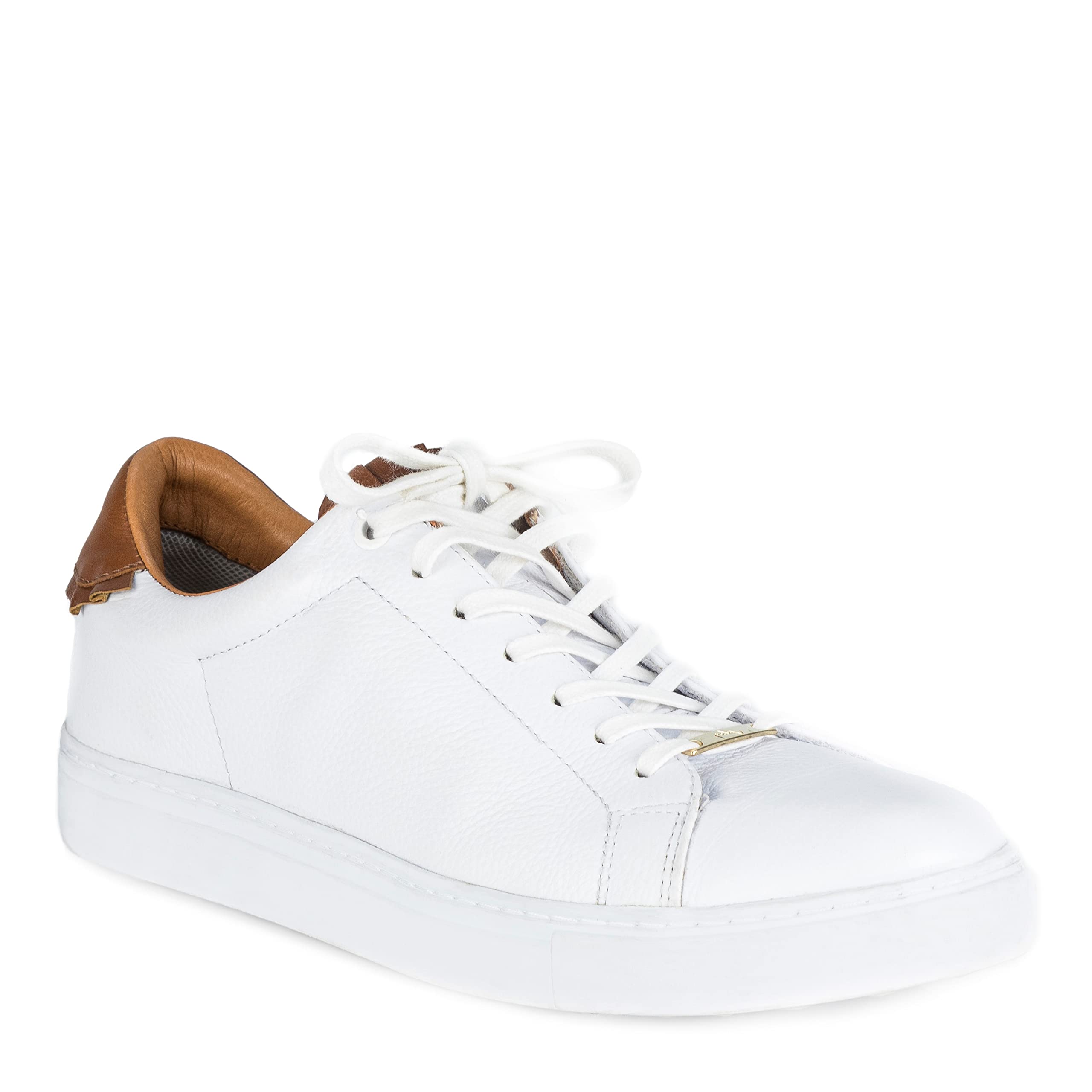 VELEZ Women's Full Grain Leather Sneakers - Stylish Dress Fashion Shoes for Casual Wear, Office & Everyday Outfits