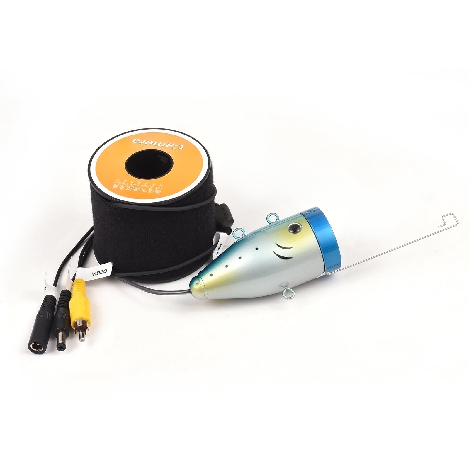 Waterproof Fishing Camera with 12 IR LED Lights & 20M/30M/50M Cable - Replacement Underwater Camera for Fish Finders | Ideal for Deep Sea Fishing, Ice Fishing & Kayak Fishing