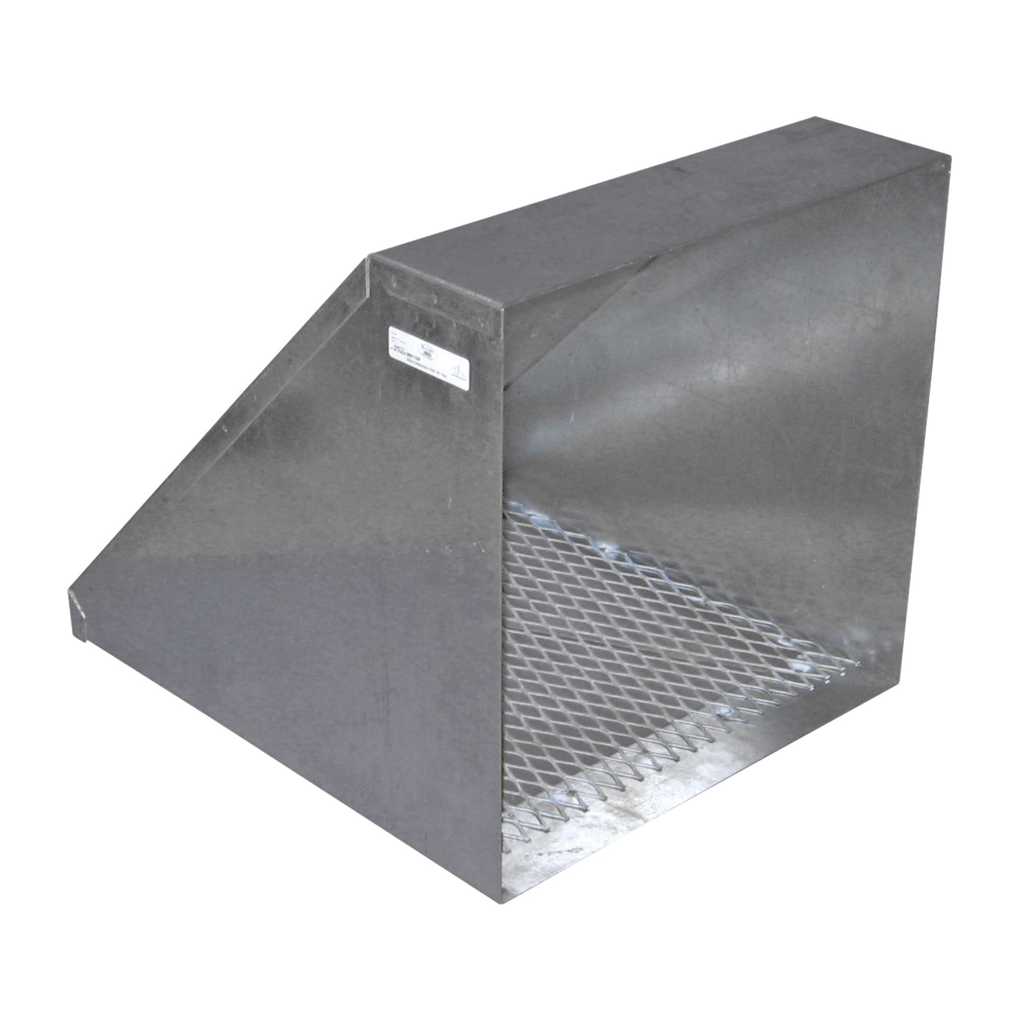 Canarm 18-Inch Exhaust Fan Hood with Bird Screen - Durable Metal Range Hood for Kitchen, Bathroom, or Workshop Ventilation (Model EH18)