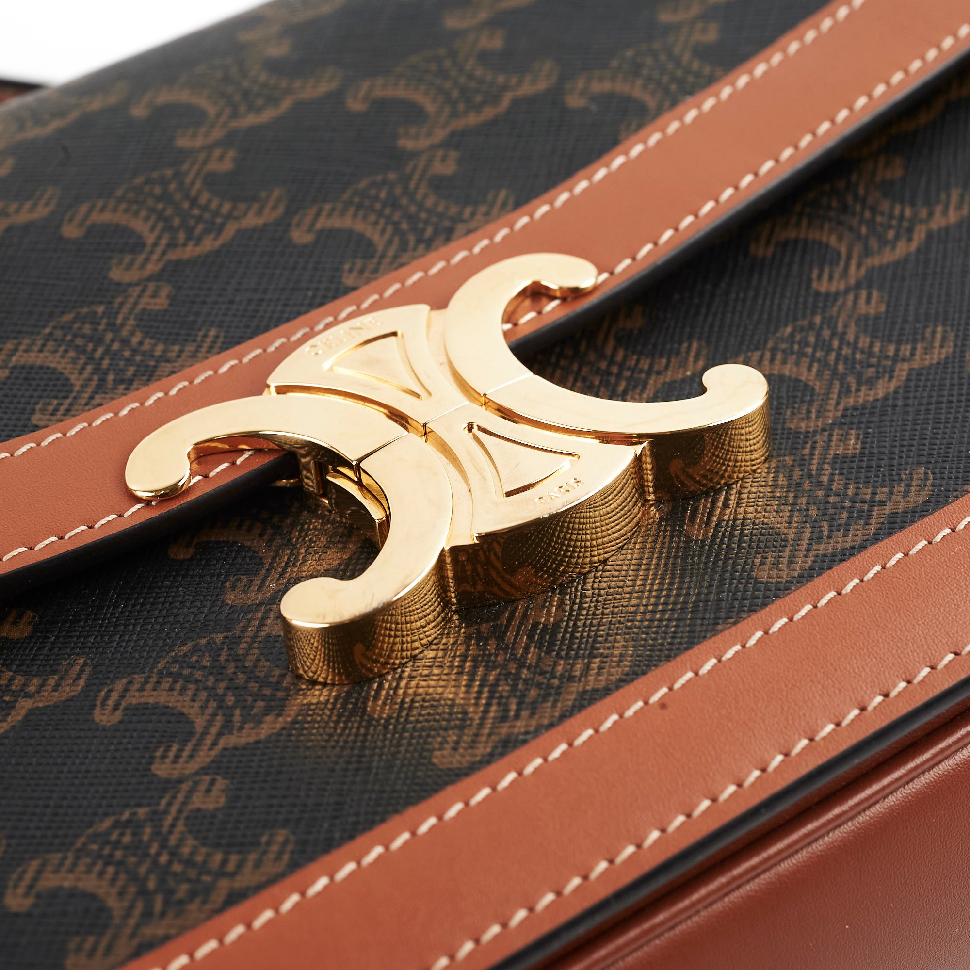 Celine Canvas Classique Triomphe Bag - Luxury Designer Handbag for Women | Perfect for Work, Travel & Everyday Use