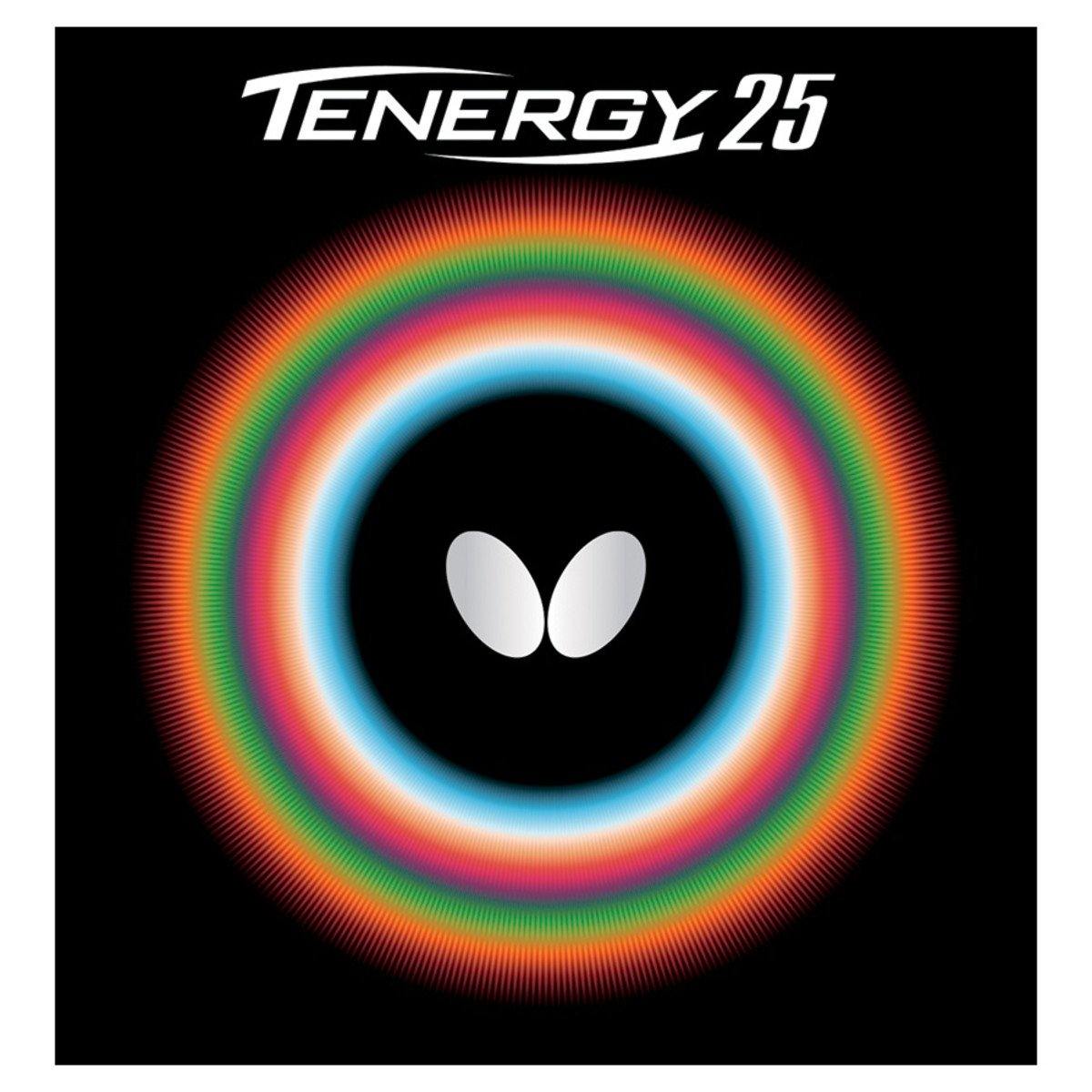 Butterfly Tenergy 25 Table Tennis Rubber - High Performance Ping Pong Paddle Rubber for Competitive Play - Perfect for Tournament and Training Sessions