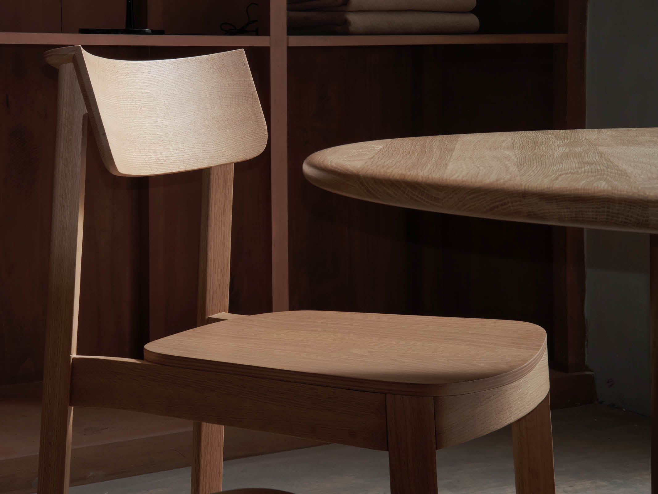 Modern Noki Dining Chair - Sturdy Wooden Kitchen Chair with Comfortable Cushion - Perfect for Dining Room, Kitchen, Breakfast Nook & Home Decor