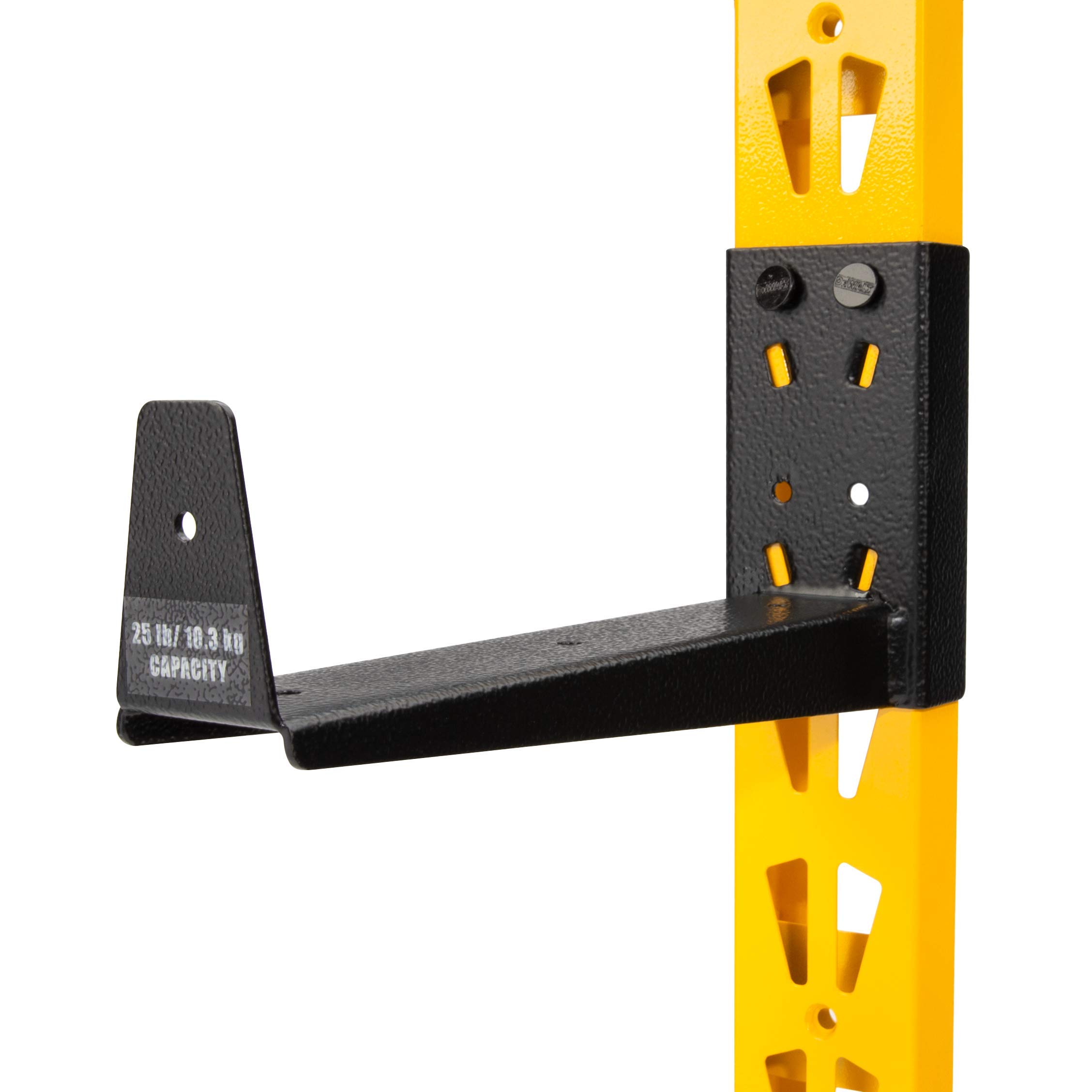 DEWALT DXSTACLR 3-Piece Wall Mount Cantilever Rack - Heavy Duty Garage Storage for Tools & Equipment - Perfect for Workshop, Garage & Industrial Organization
