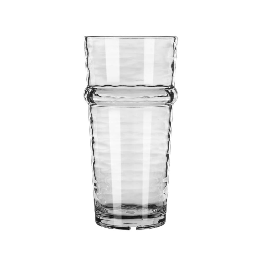 Libbey Infinium 16 Oz Plastic Cooler Glass - Set of 12 Shatterproof Cups for Beer, Cocktails & Iced Drinks - Perfect for Pool Parties, BBQs & Outdoor Gatherings