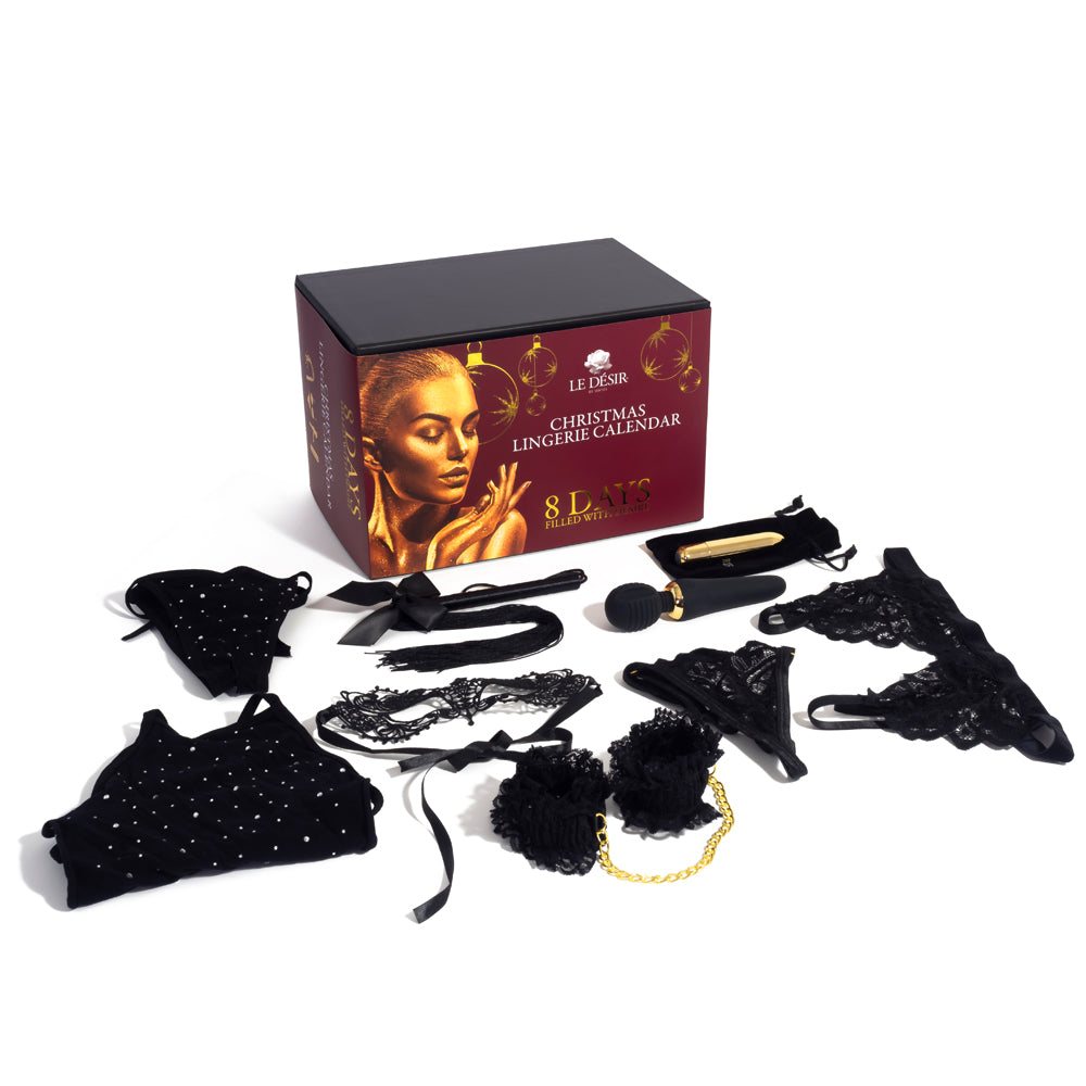 8-Day Christmas Advent Calendar with Lingerie & Sex Toys for Women - Perfect for Romantic Holidays, Couples Gifts & Naughty Surprises