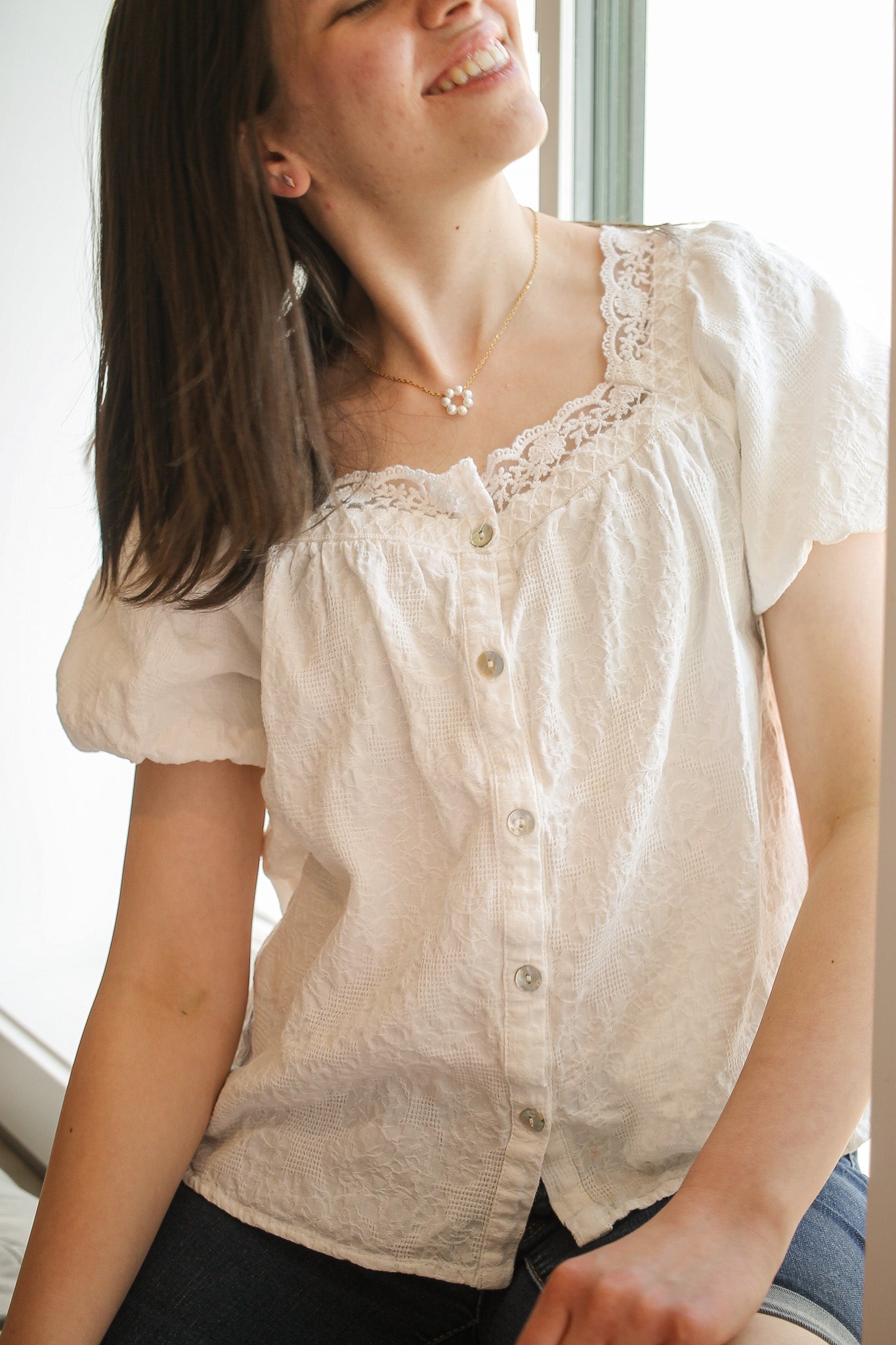 Lucy Freshwater Pearl Necklace - Elegant Women's Jewelry Gift for Wedding, Party & Everyday Wear