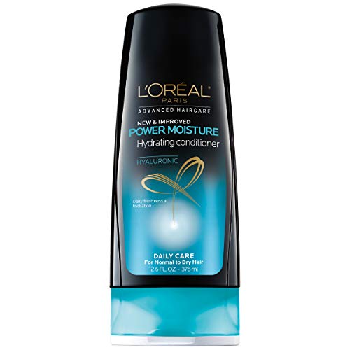 L'Oreal Paris Hyaluronic Acid Moisturizing Conditioner for Dry Hair - 12.6 fl oz (Pack of 6) | Deep Hydration & Repair | Salon-Quality Hair Care for Daily Use at Home