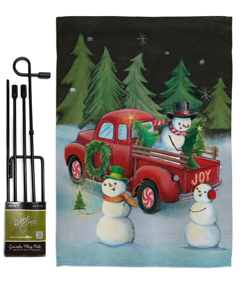 Christmas Tree Garden Flag Set - 13