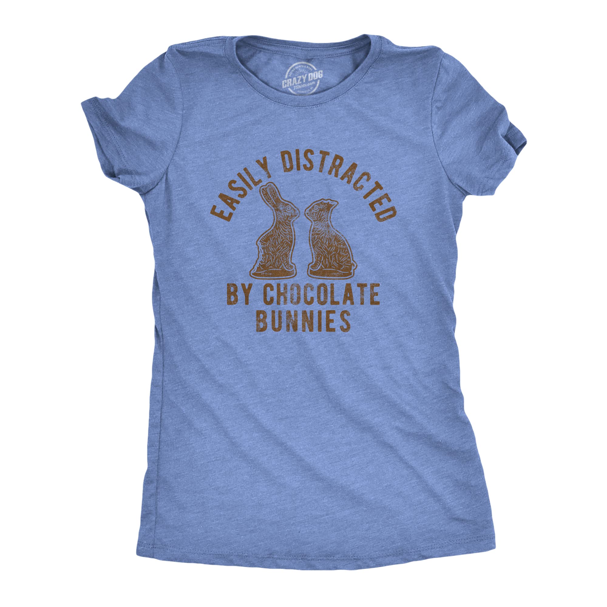 Funny Easter T-Shirts for Women - Cute Chocolate & Candy Graphic Tees - Perfect for Easter Parties, Egg Hunts & Spring Outfits